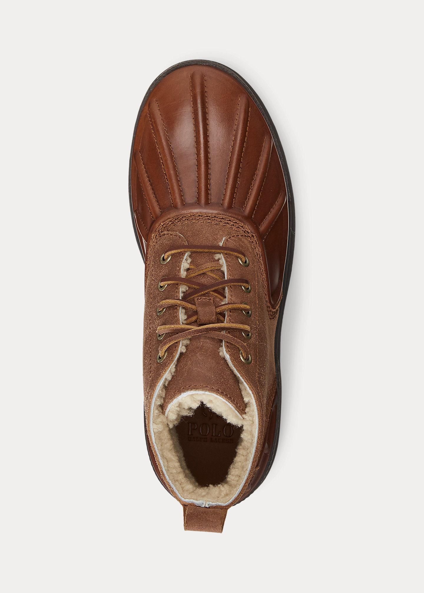 Oslo Low Faux-Shearling-Lined Suede Boot