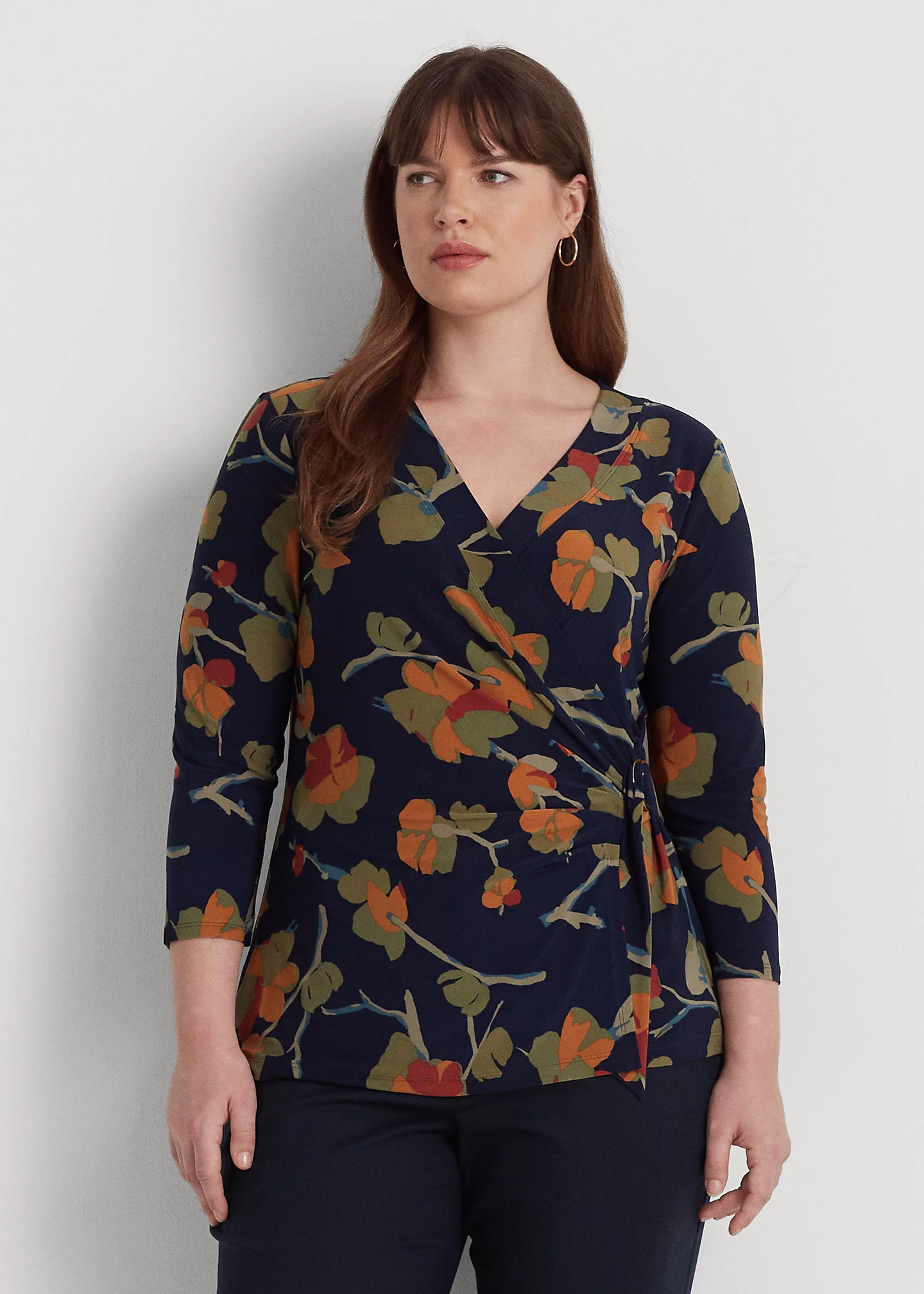 Floral Stretch Jersey Top