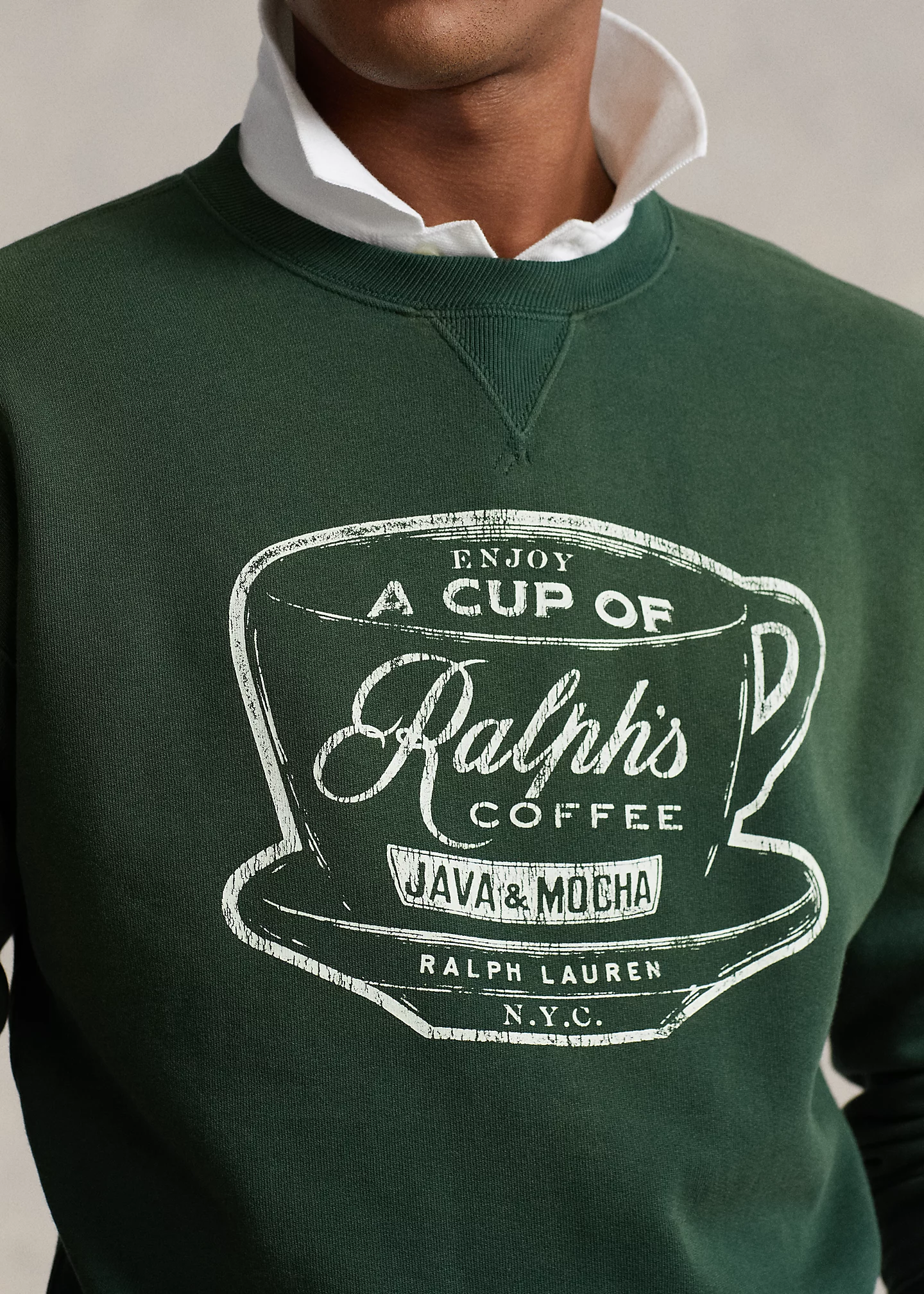 Ralph��s Coffee Crewneck Sweatshirt