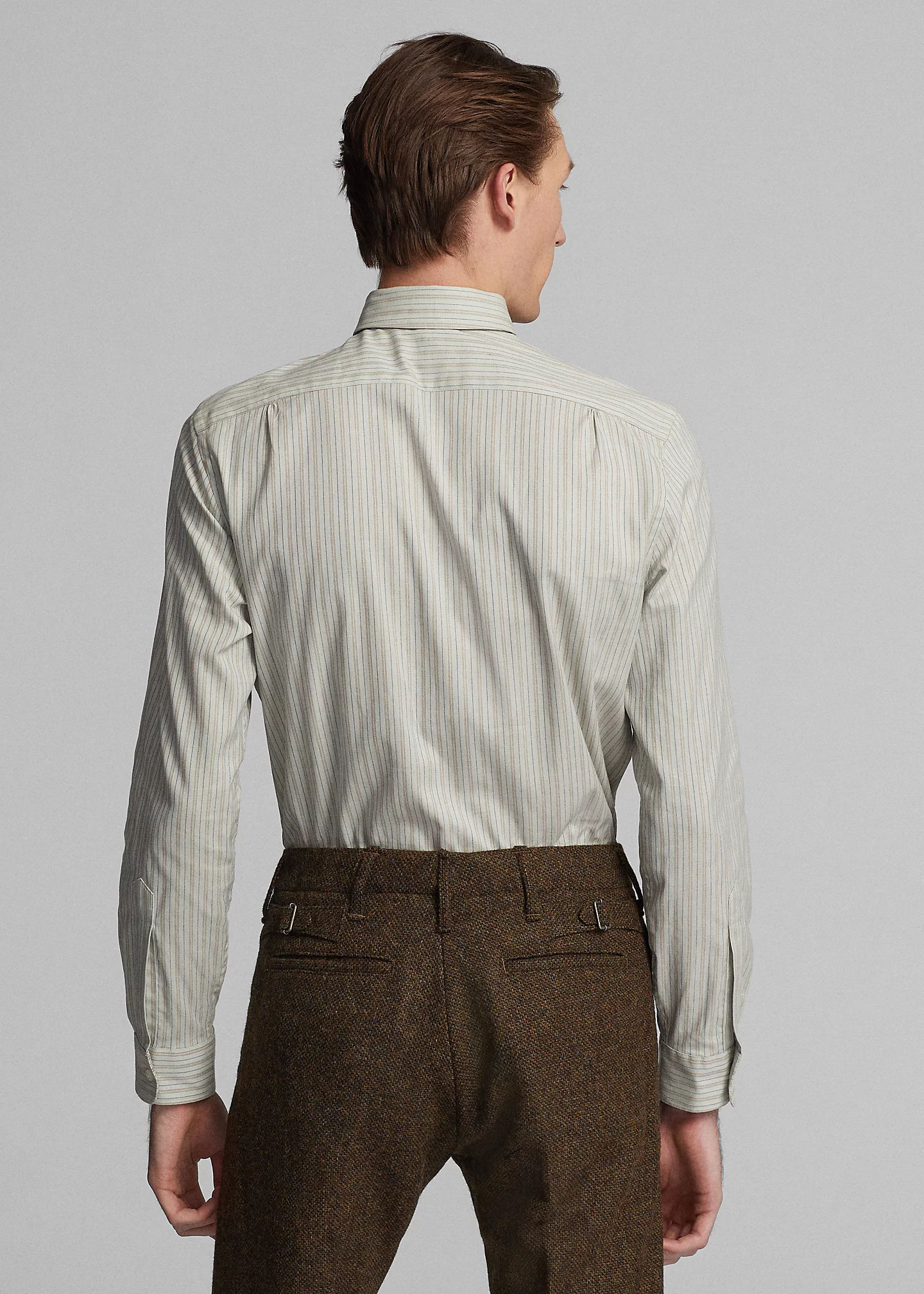 Slim Fit Striped Woven Shirt