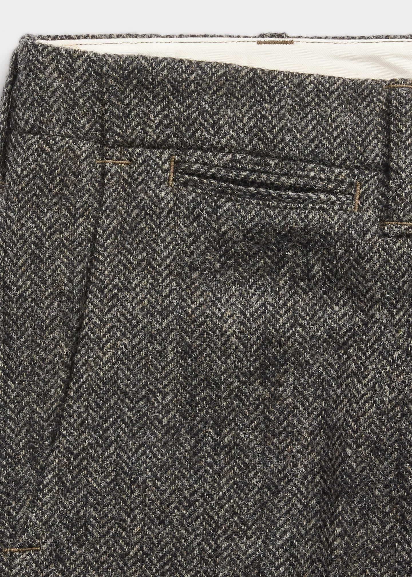 Wool Herringbone Officer’s Pant