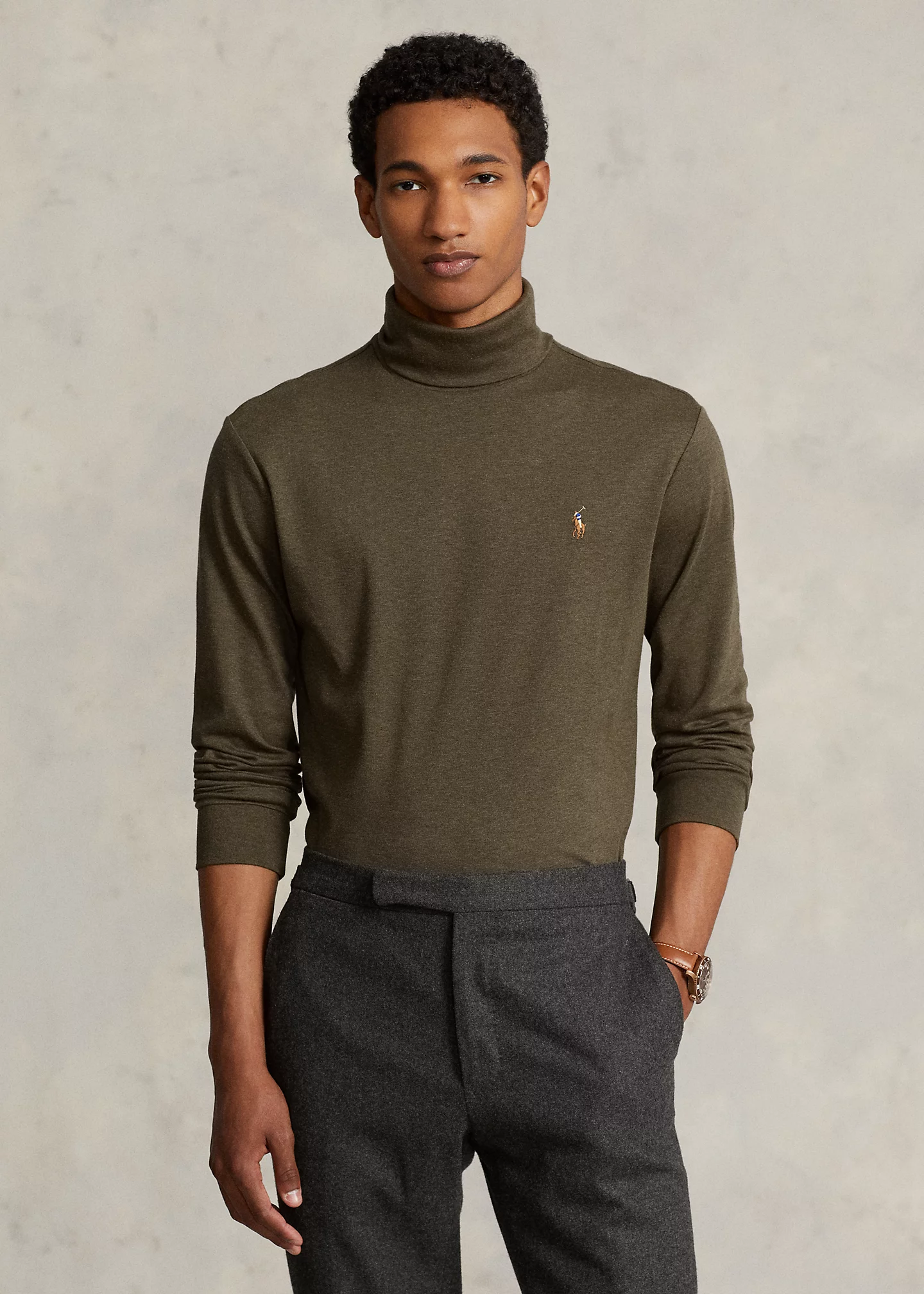 Soft Cotton Turtleneck