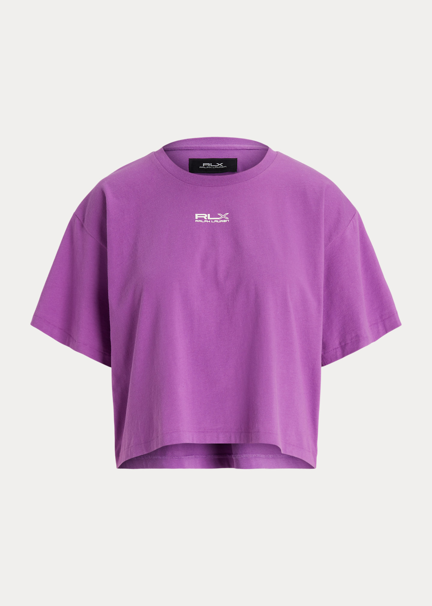 Cropped Cotton Jersey Tee