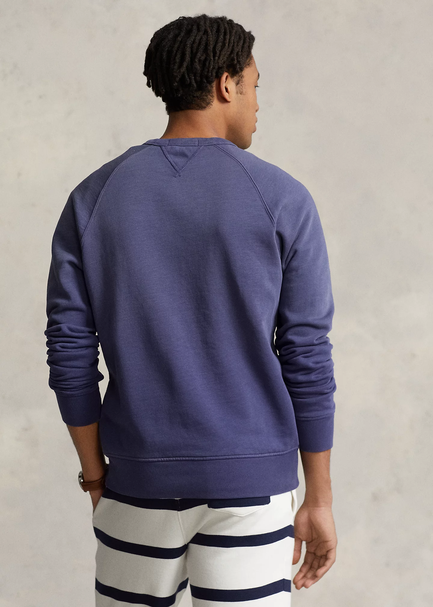 Garment-Dyed Fleece Sweatshirt