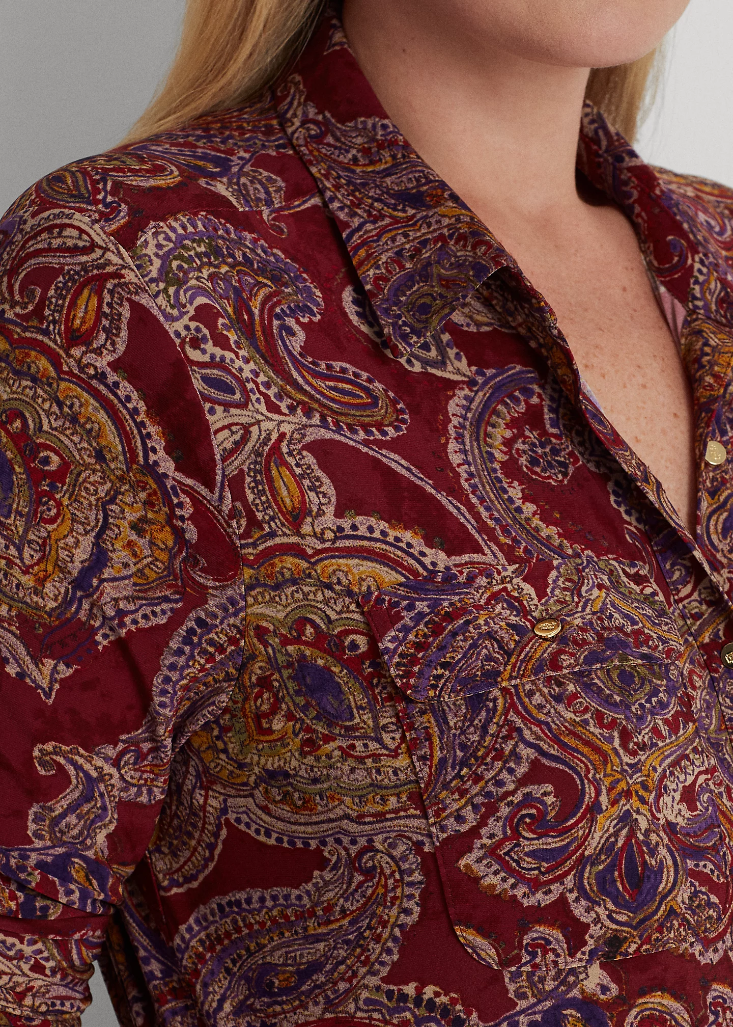 Paisley Stretch Jersey Shirt