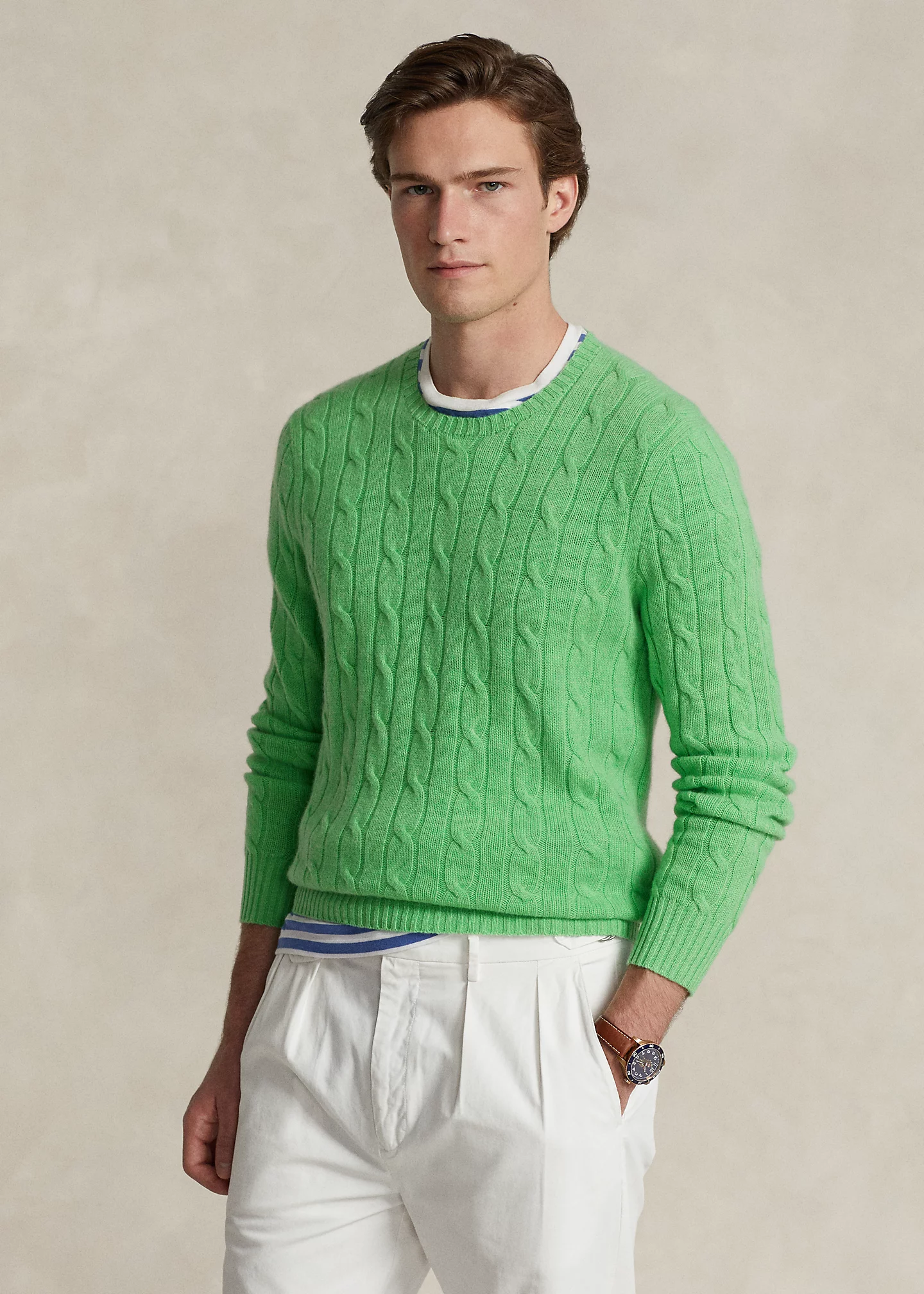 The Iconic Cable-Knit Cashmere Sweater