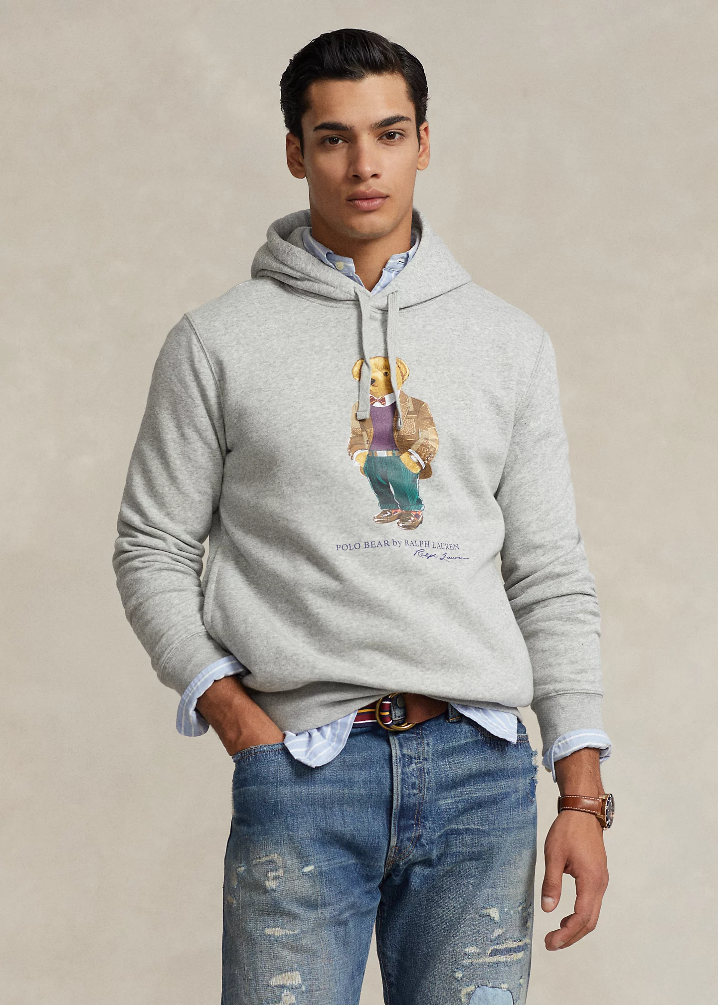 Polo Bear Fleece Hoodie