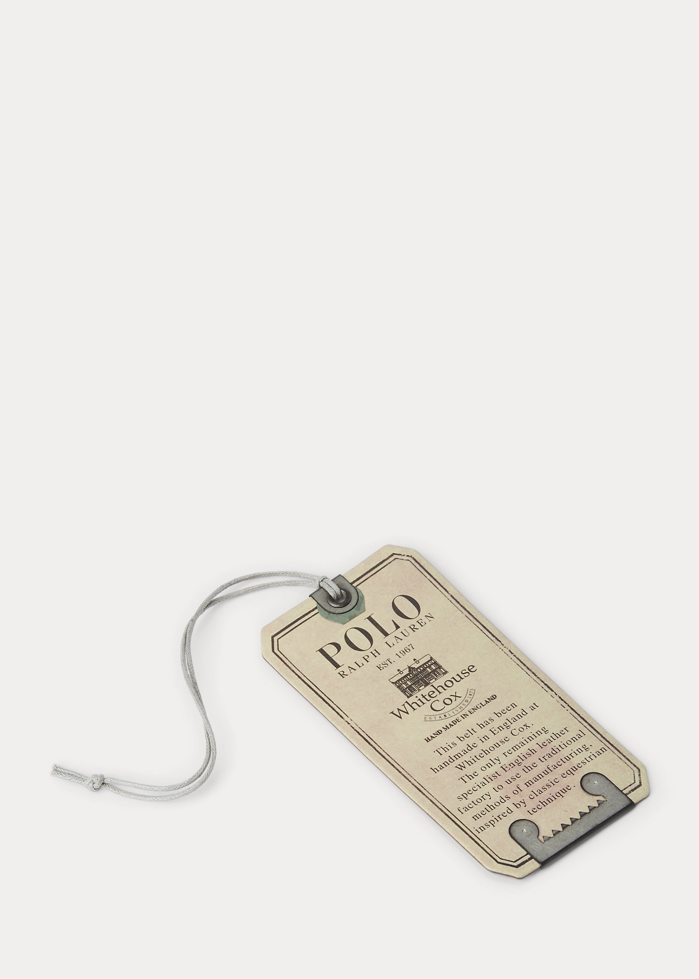 Topstitched Leather Belt