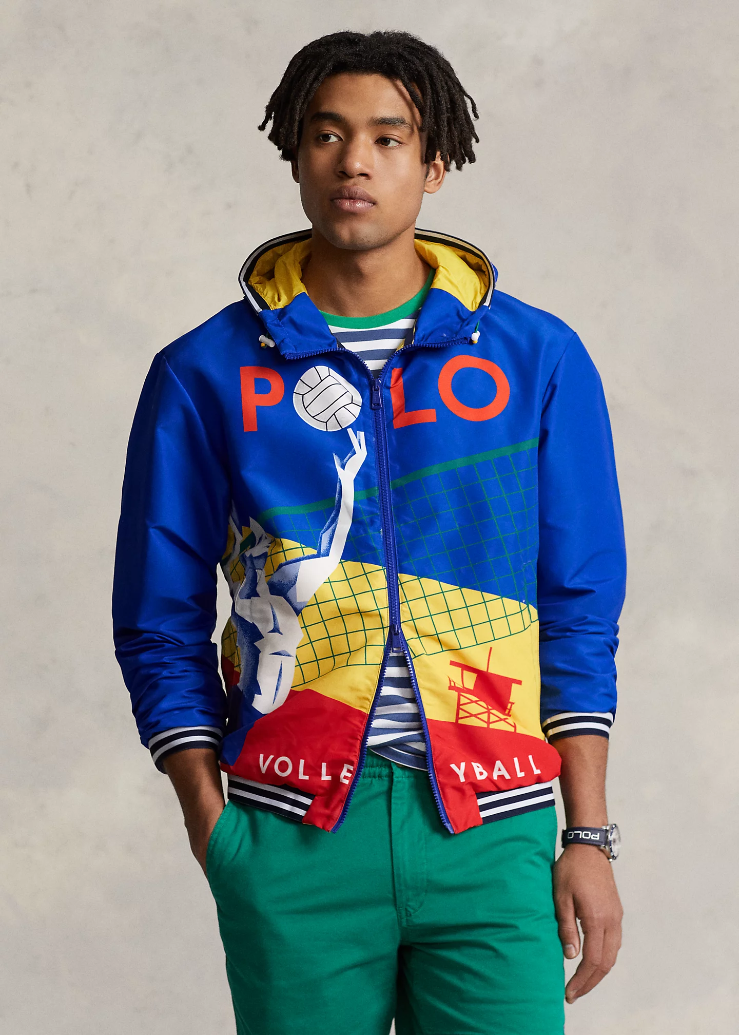 Graphic Hooded Jacket