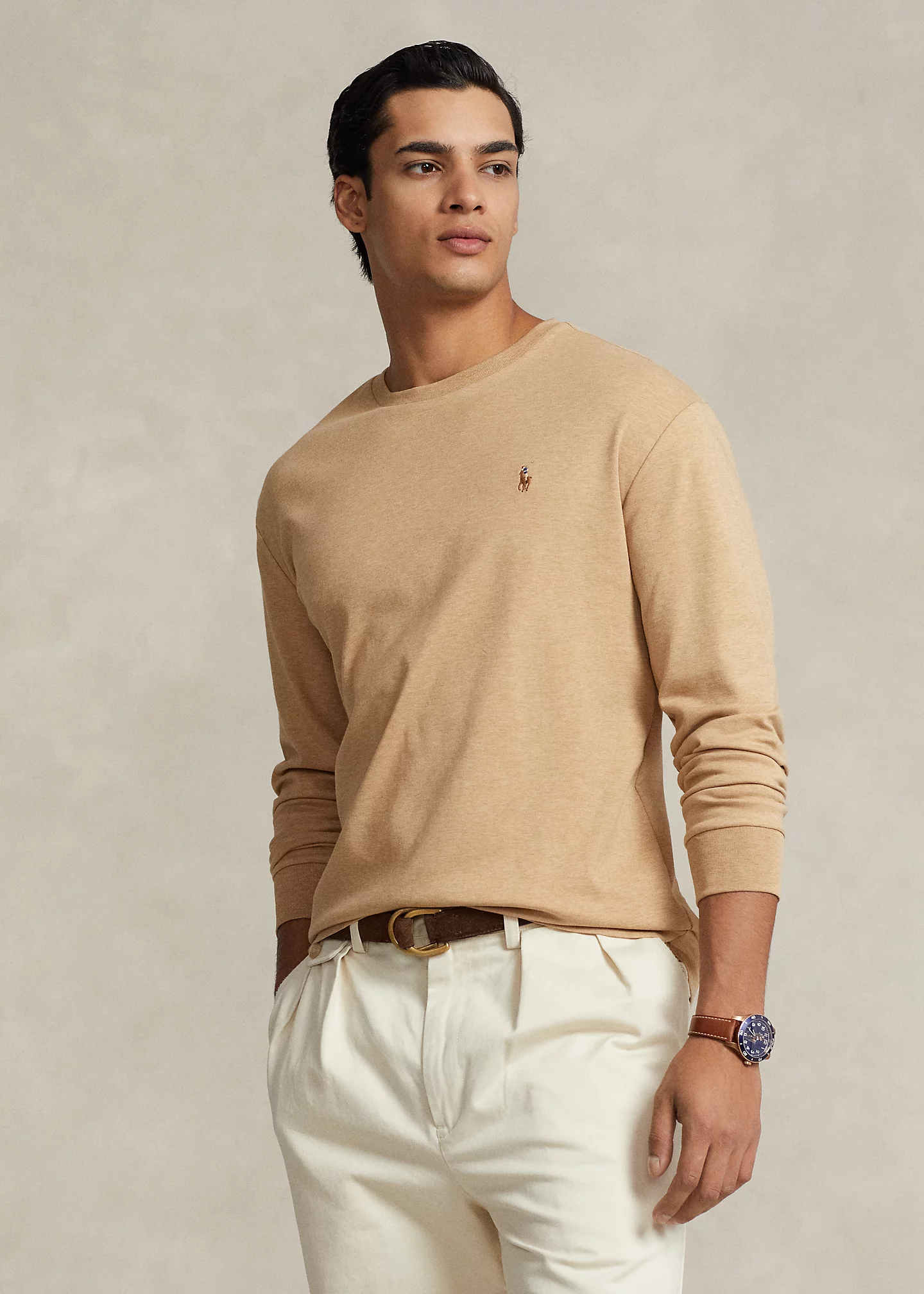 Classic Fit Soft Cotton Crewneck T-Shirt