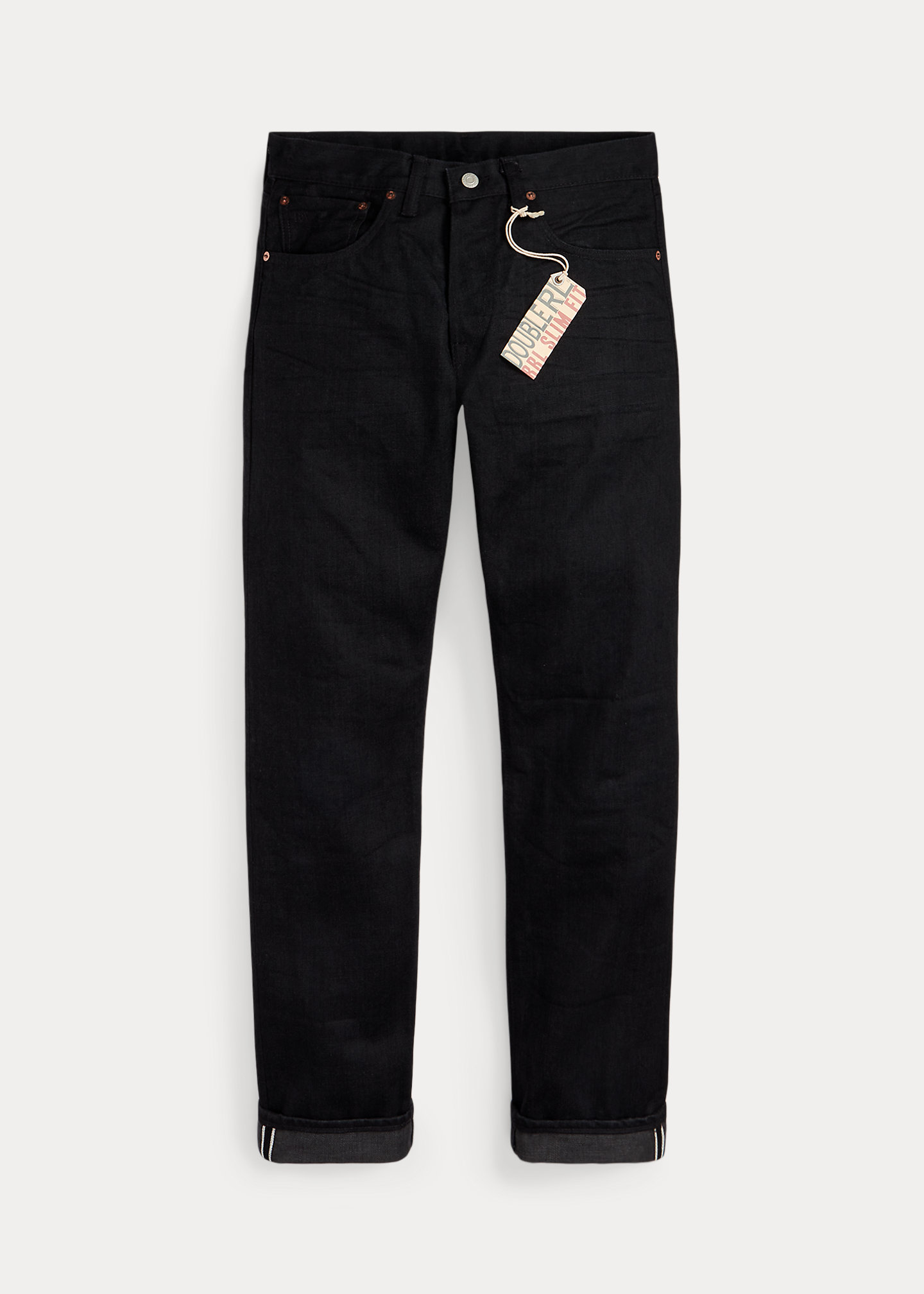Slim Fit Black Selvedge Jean