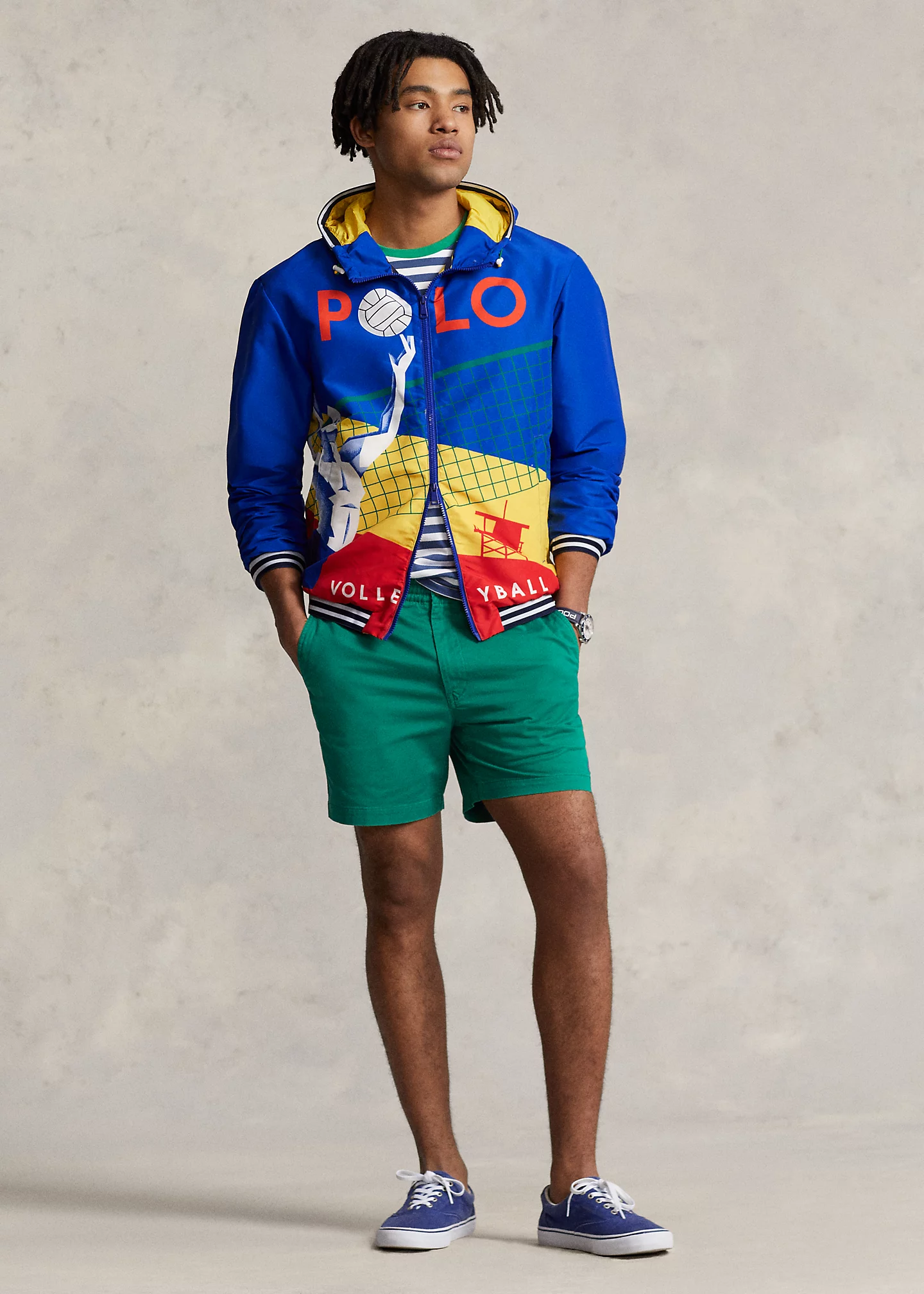 Graphic Hooded Jacket