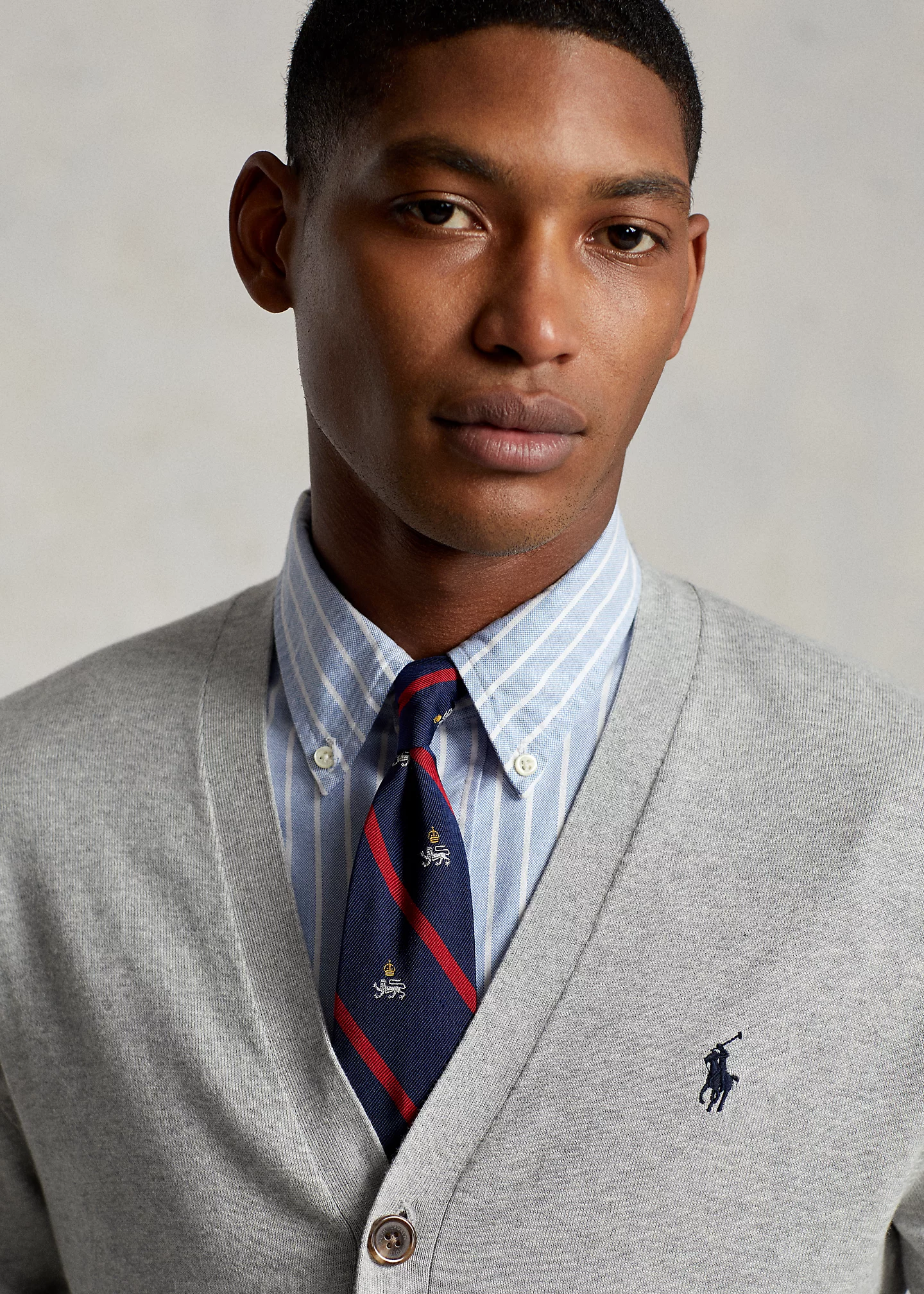 Cotton V-Neck Cardigan