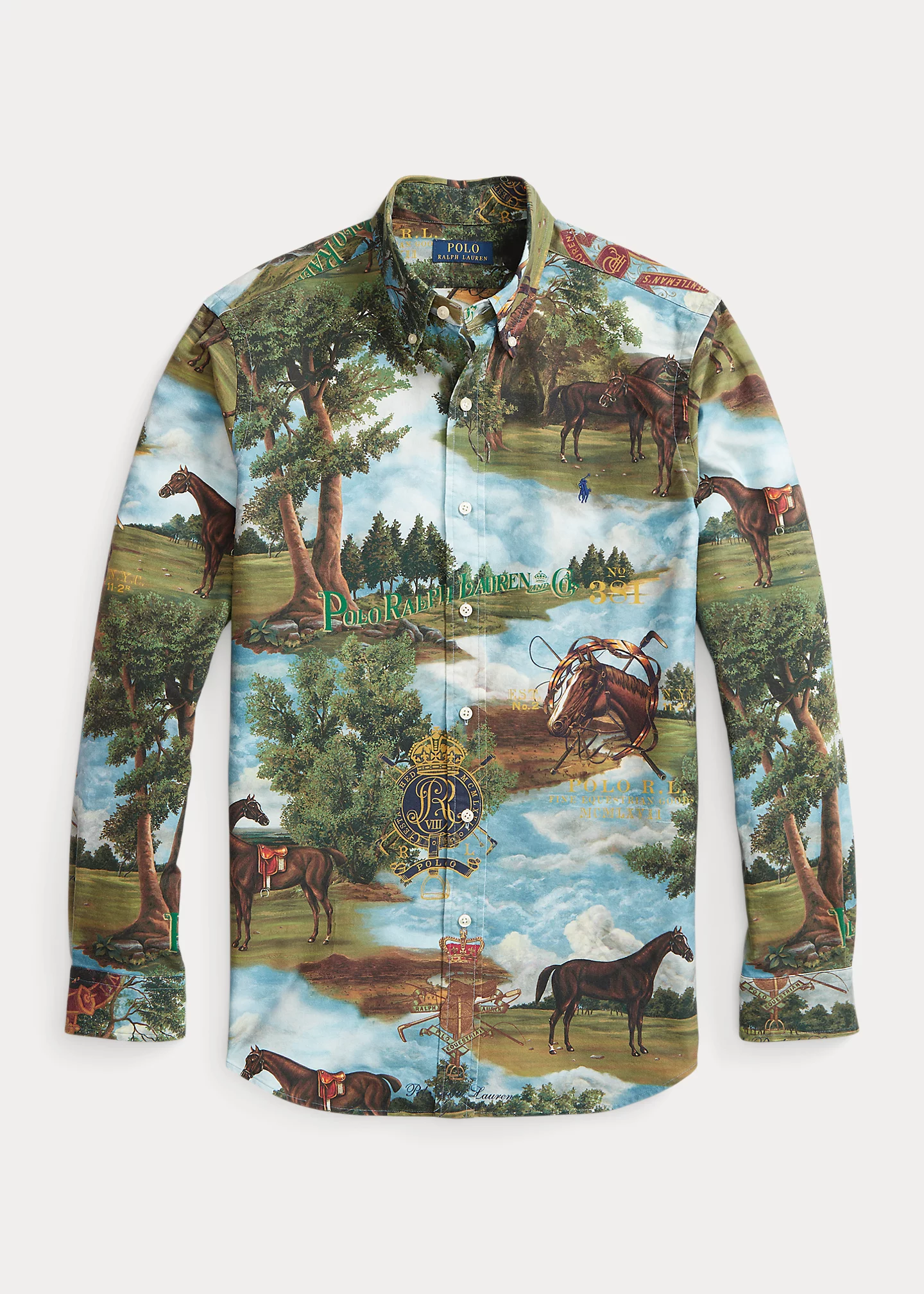 Classic Fit Equestrian Oxford Shirt