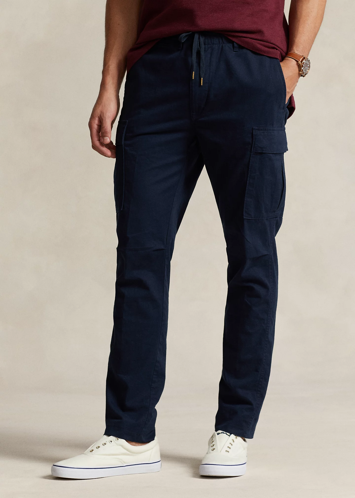 Stretch Slim Fit Twill Cargo Pant