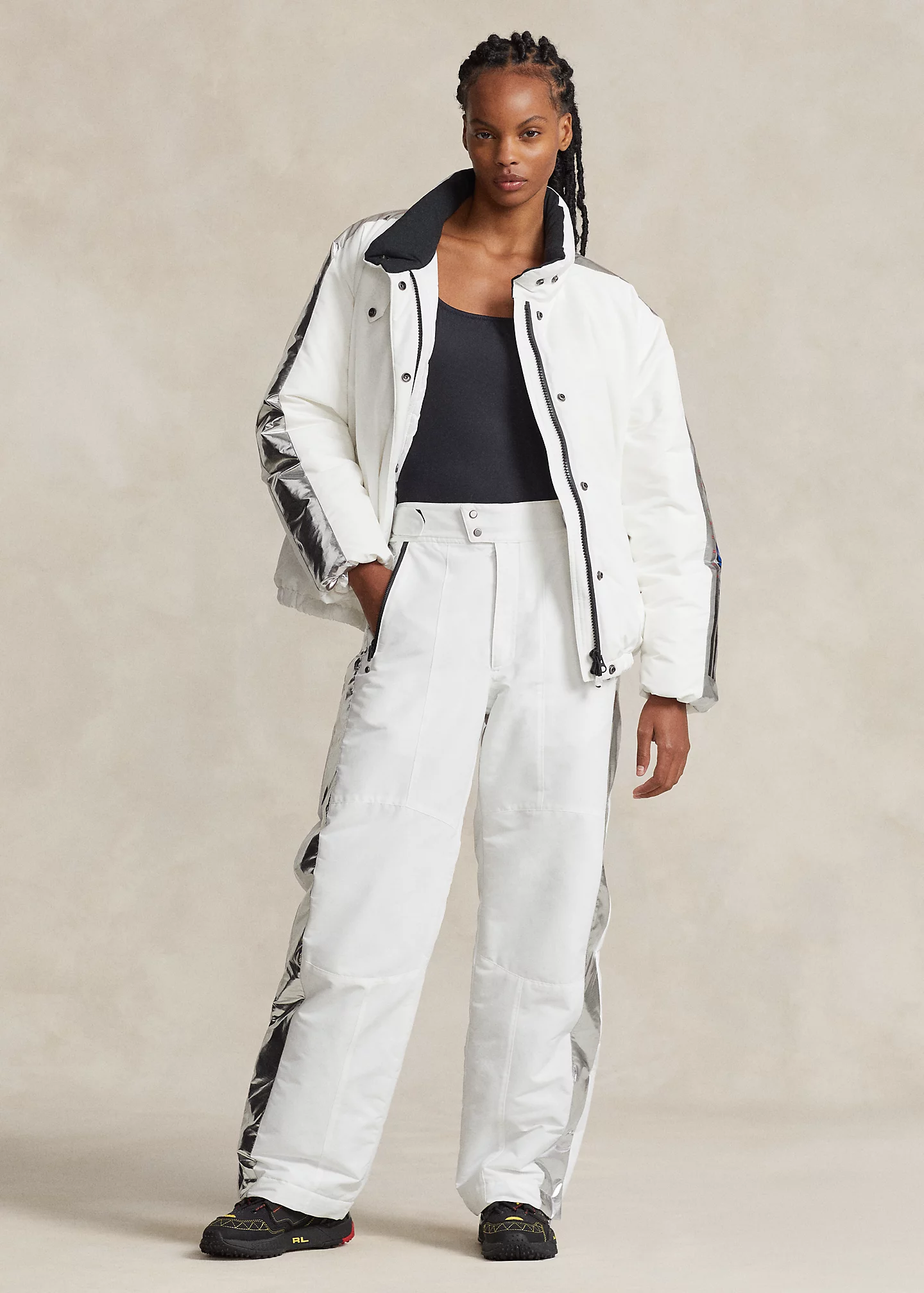 Water-Resistant Polo Sport Ski Jacket