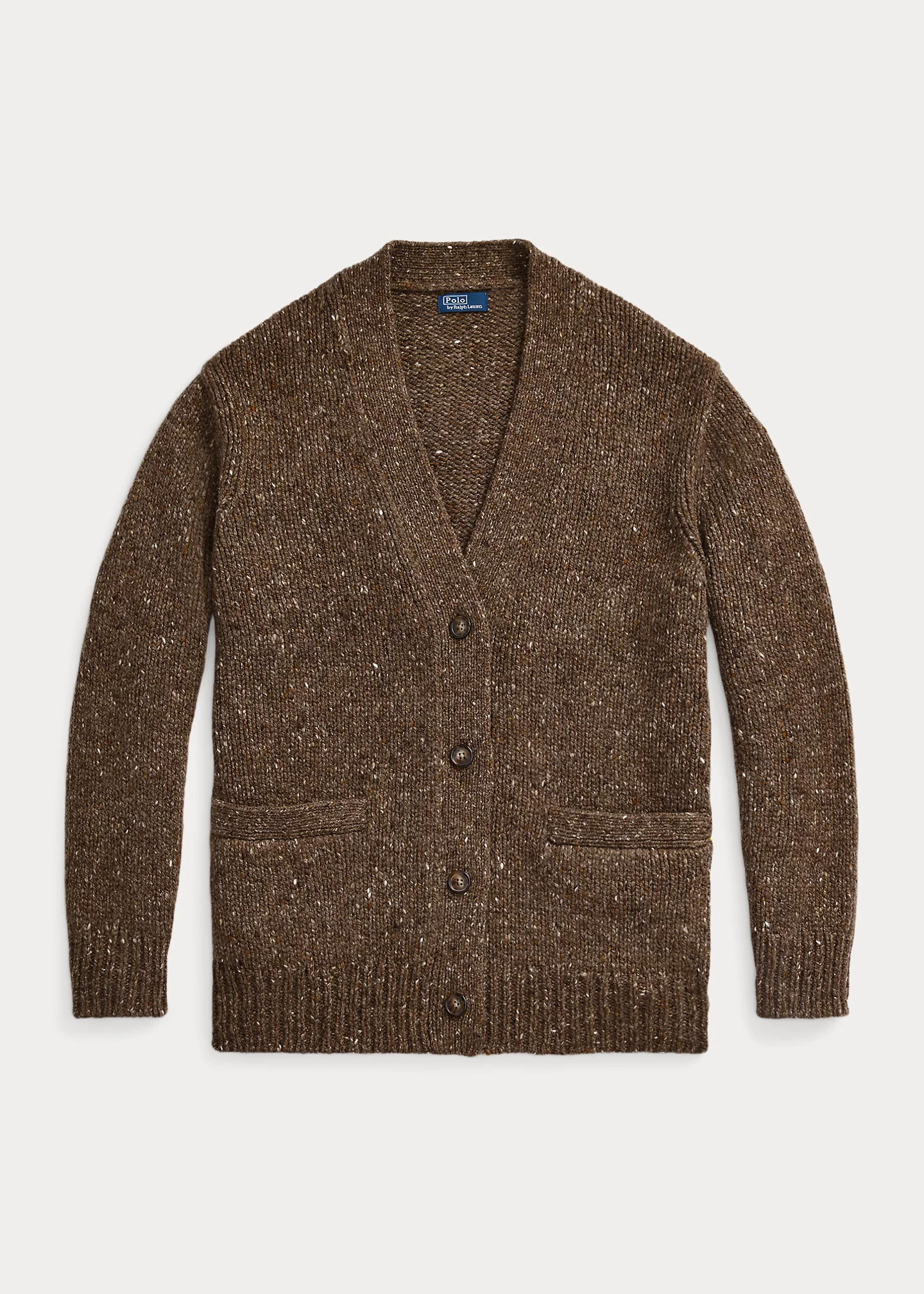 Donegal Wool V-Neck Cardigan