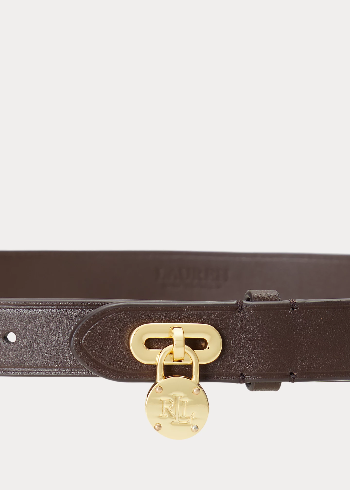Padlock Leather Belt