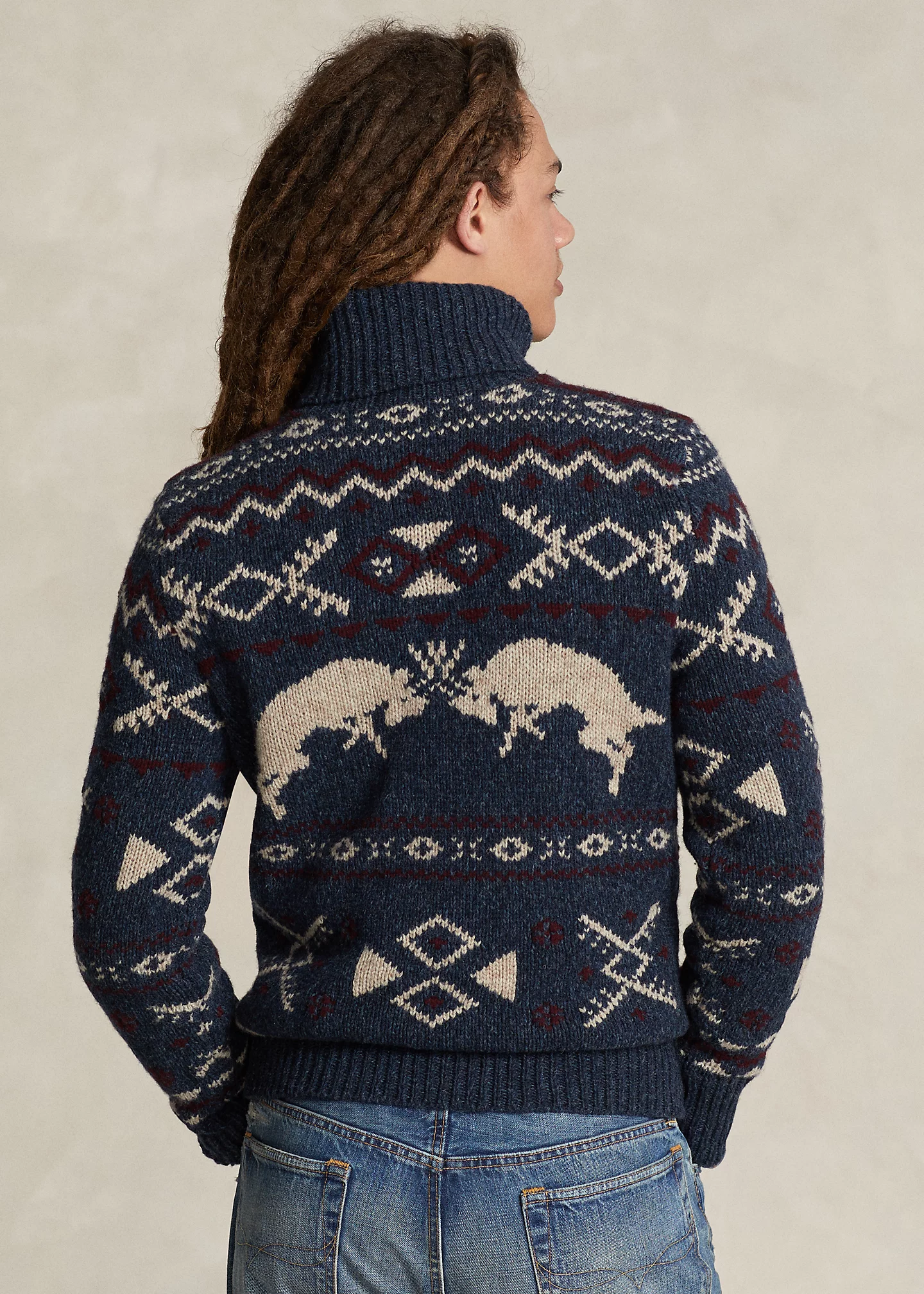 Wool-Cashmere Turtleneck Sweater