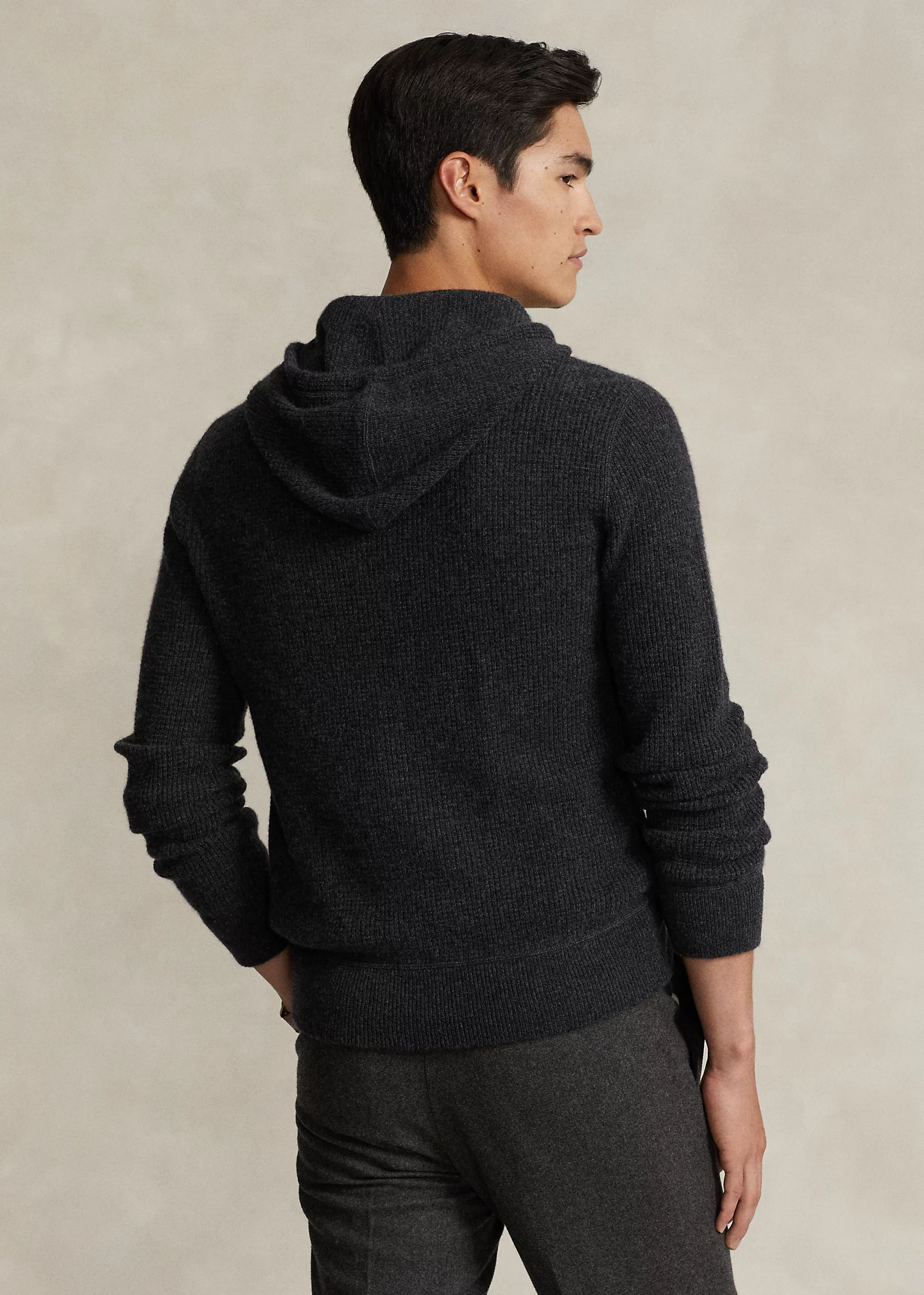 Washable Cashmere Hooded Sweater