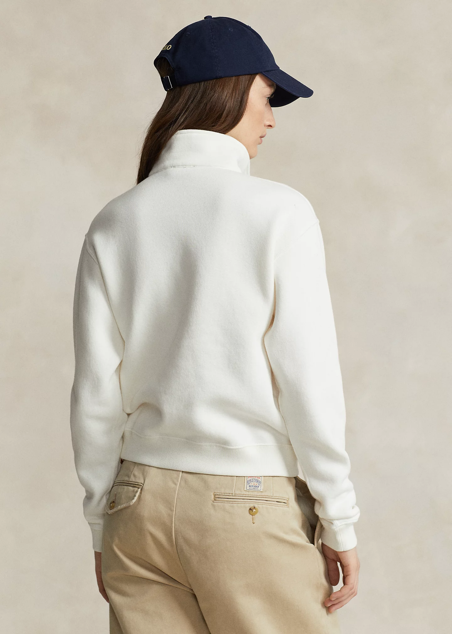 Flag & Logo Fleece Quarter-Zip Pullover