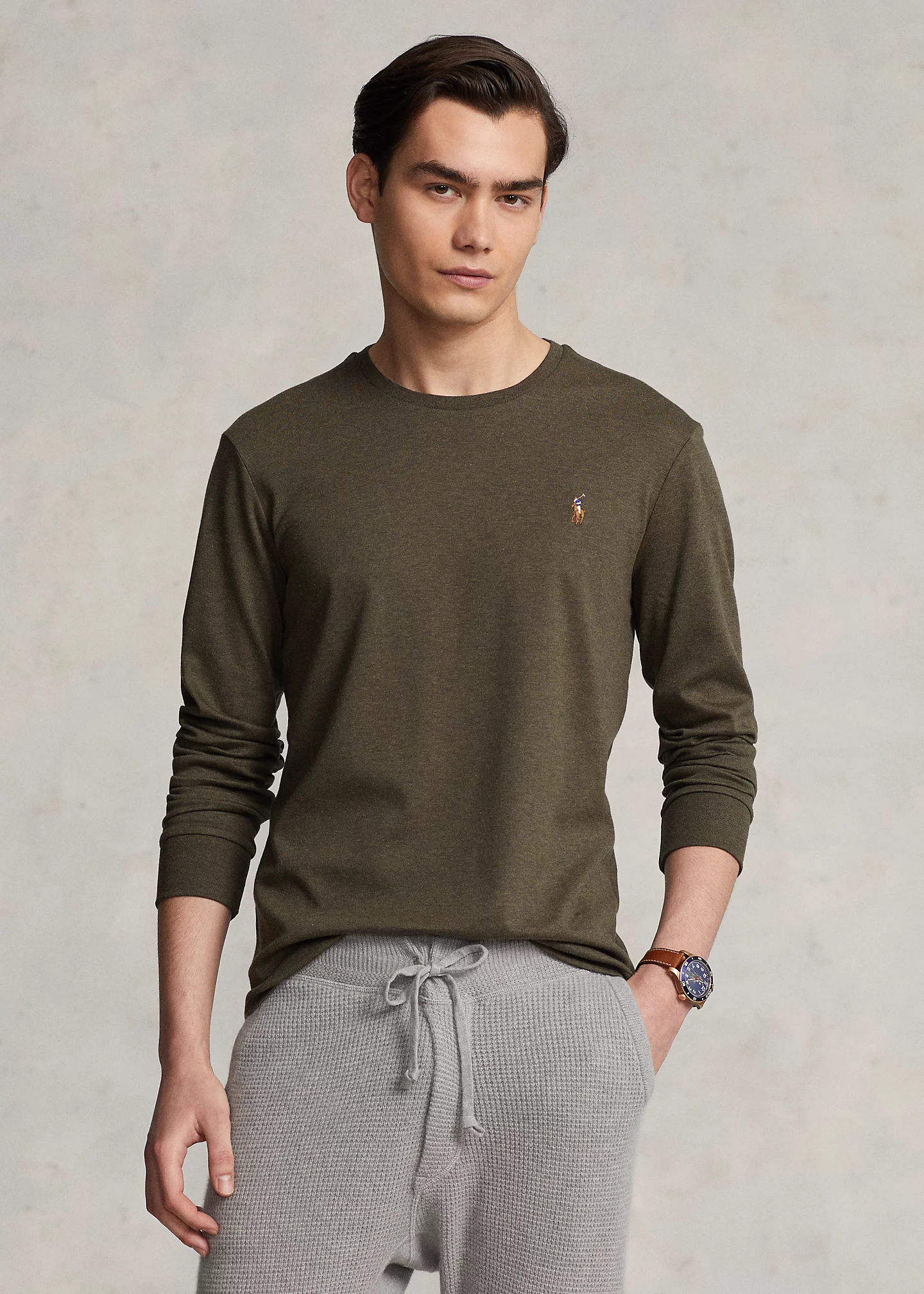 Classic Fit Soft Cotton Crewneck T-Shirt