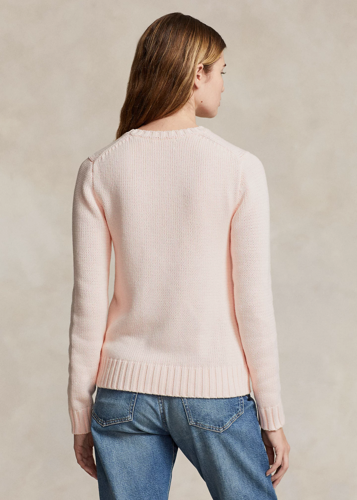 Pink Pony Flag Cotton Sweater