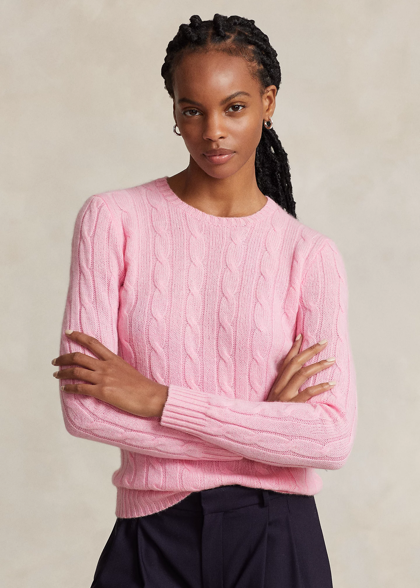 Cable-Knit Cashmere Sweater