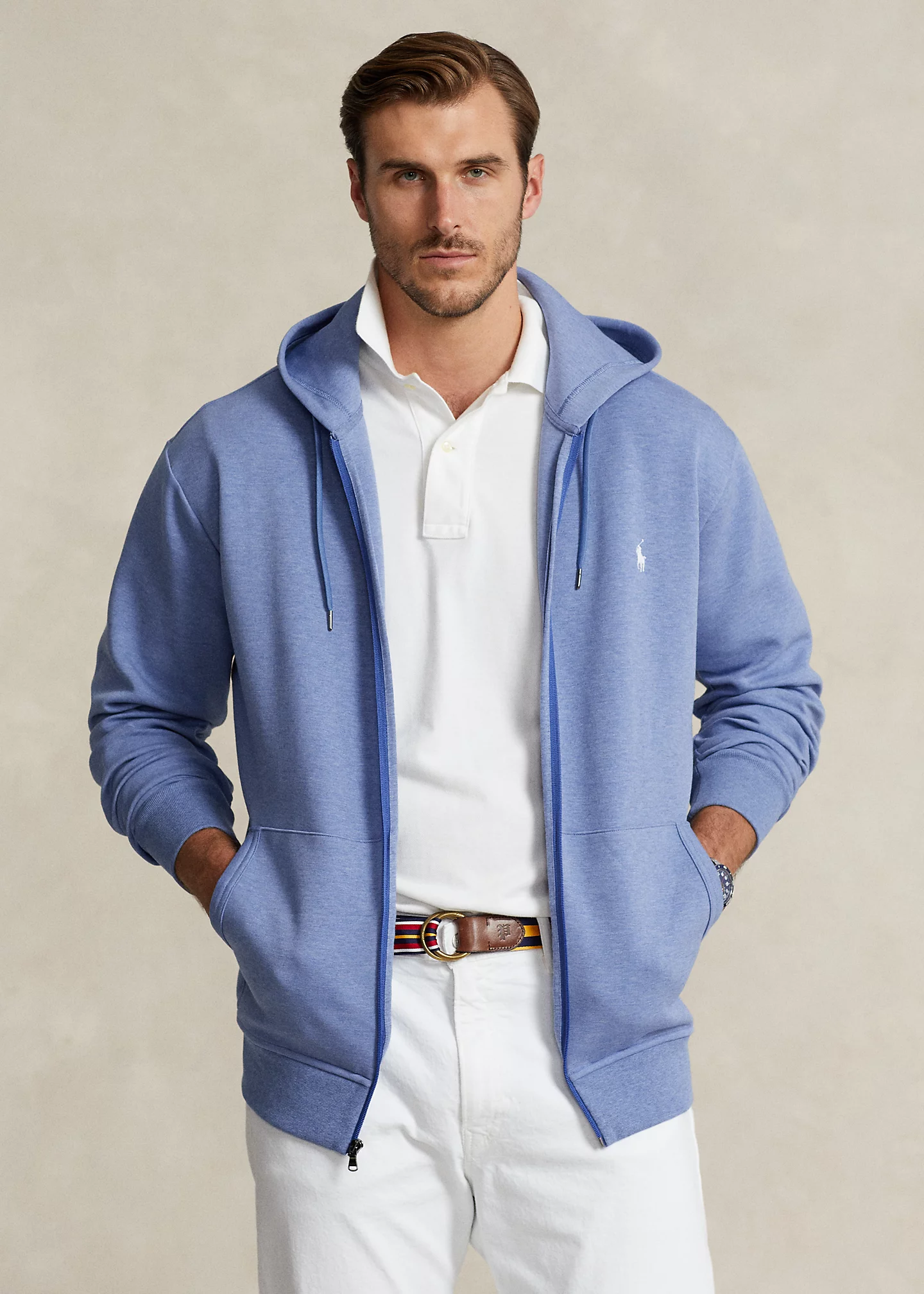 Double-Knit Full-Zip Hoodie