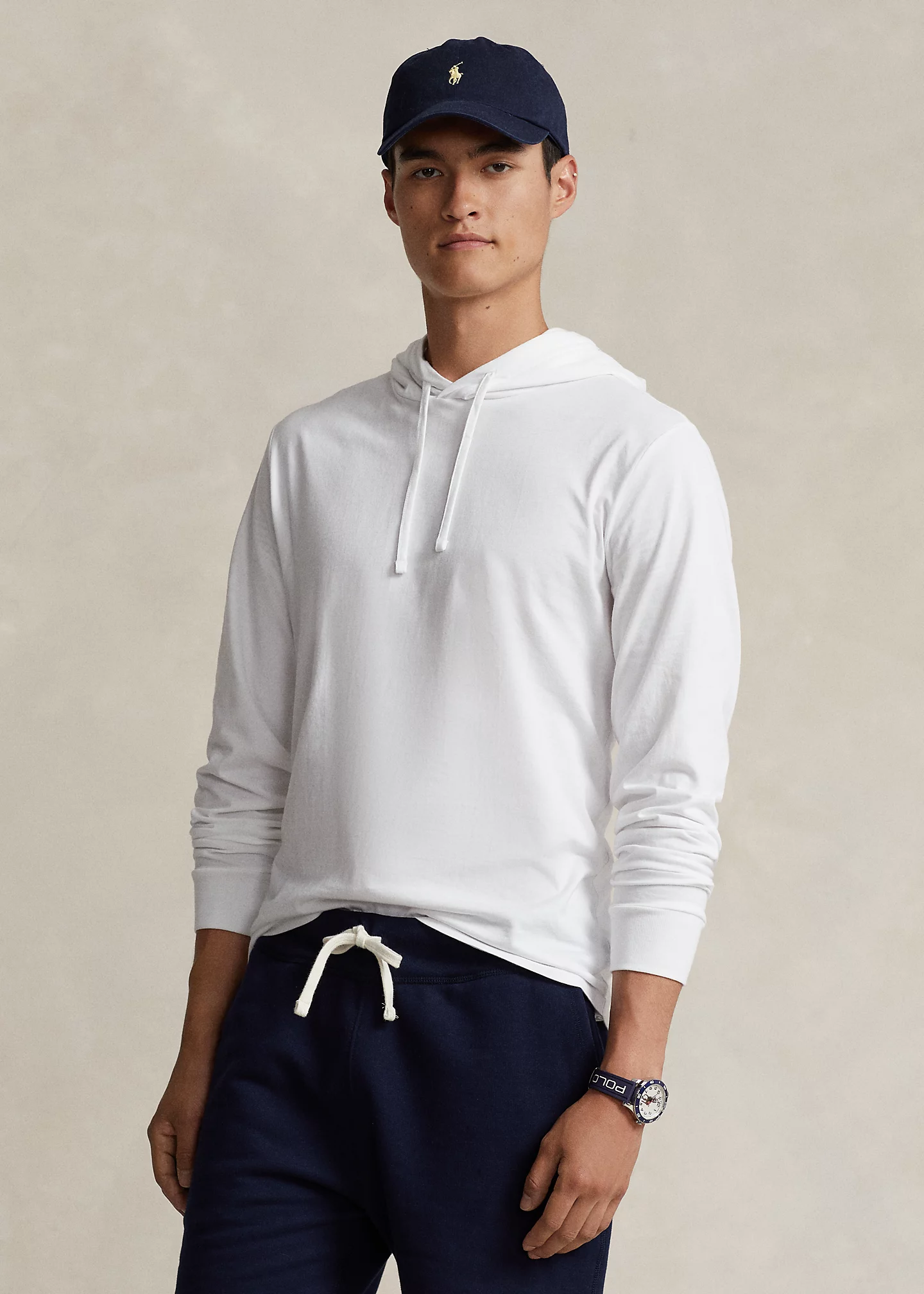 Big Pony Logo Jersey Hooded T-Shirt