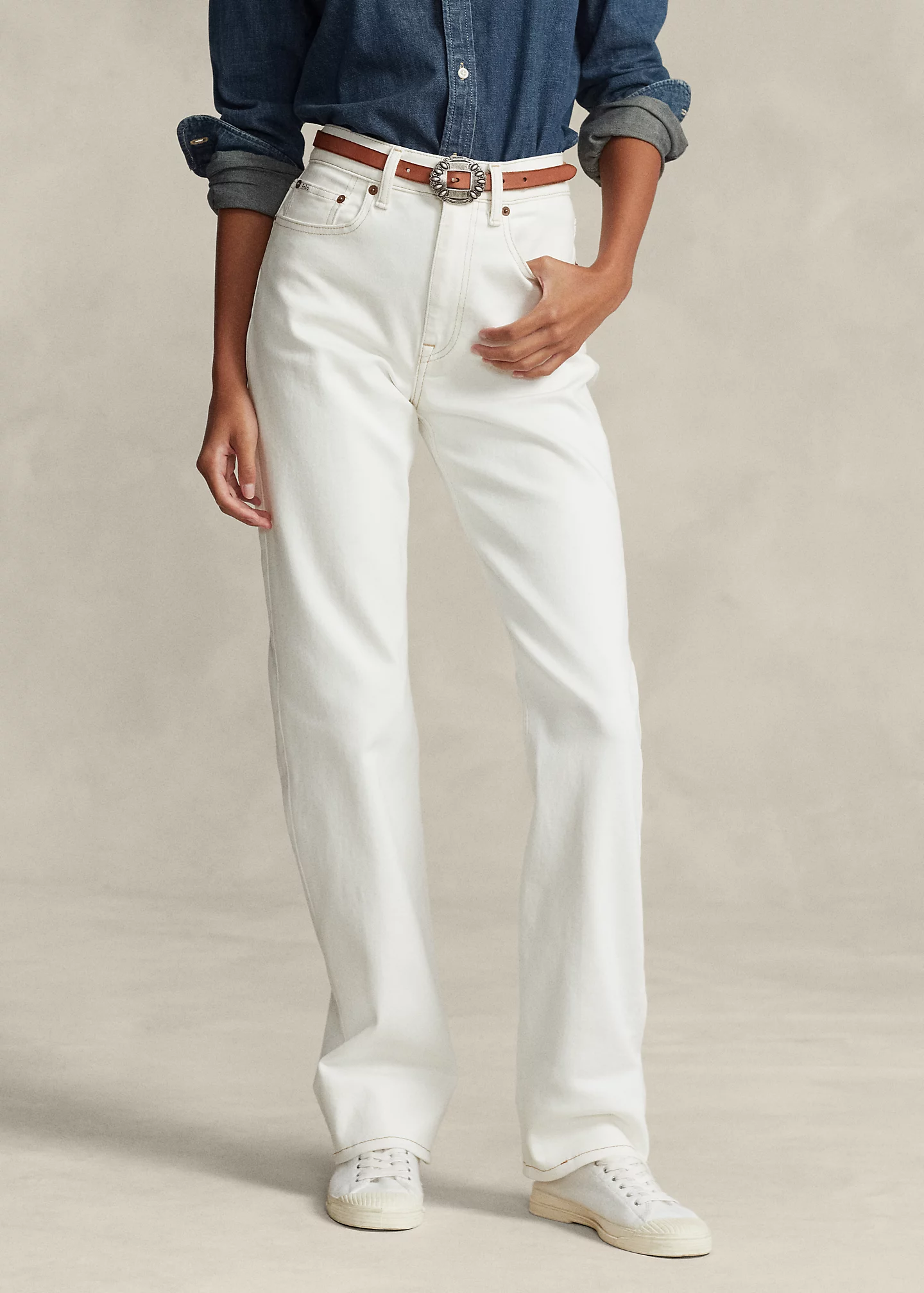 High-Rise Straight Fit Jean