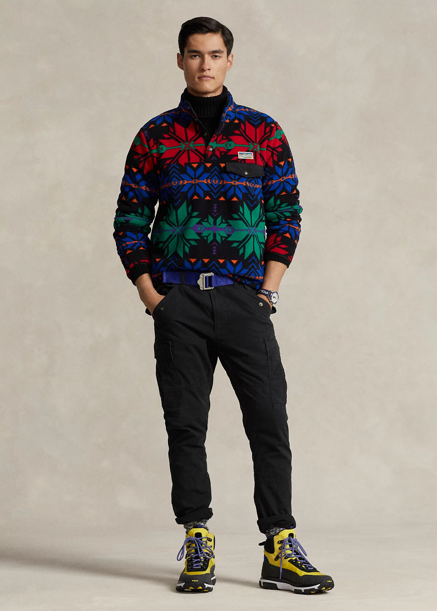 Slim Fit Canvas Cargo Pant