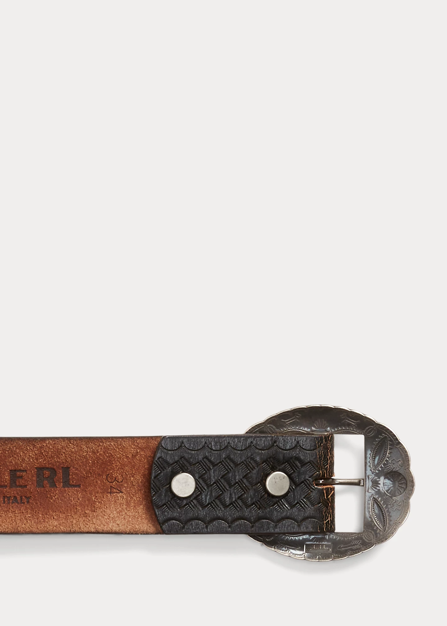 Studded Leather Belt