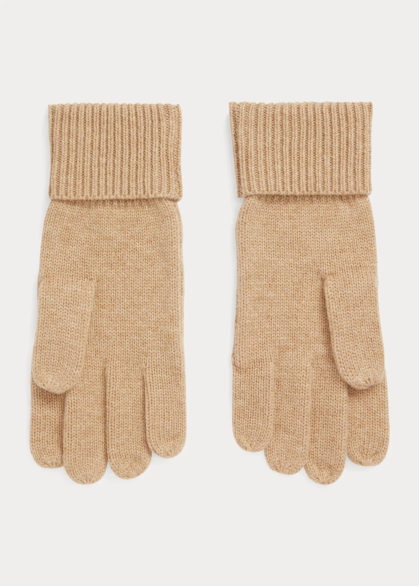 Cable-Knit Wool-Cashmere Gloves