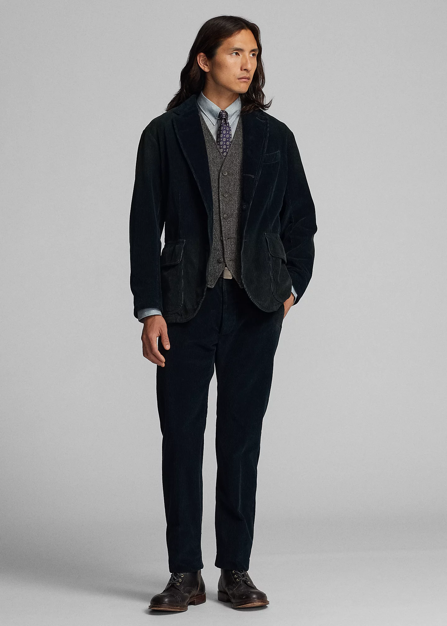 Slim Fit Print Woven Shirt