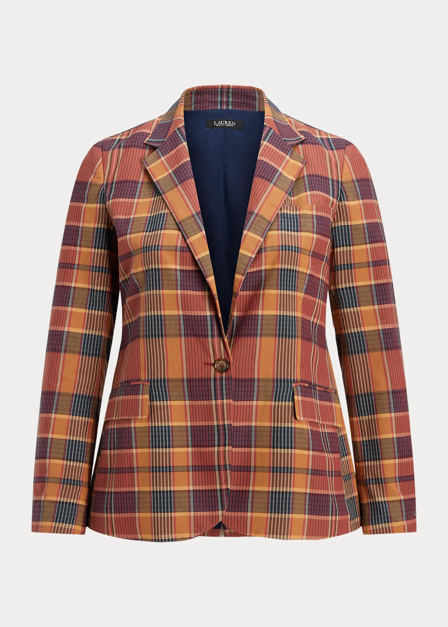 Cotton Madras Blazer