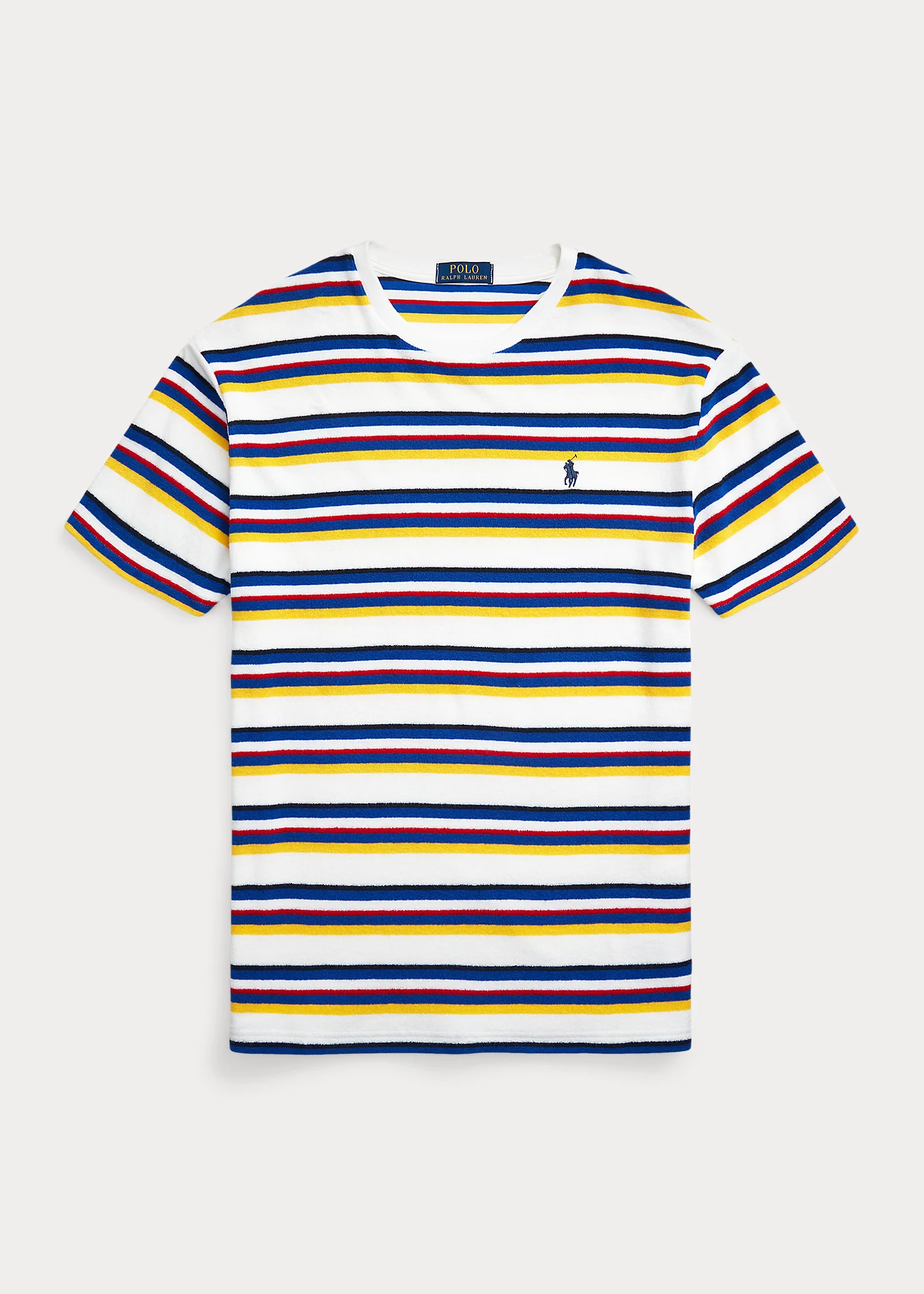 Classic Fit Striped Terry T-Shirt