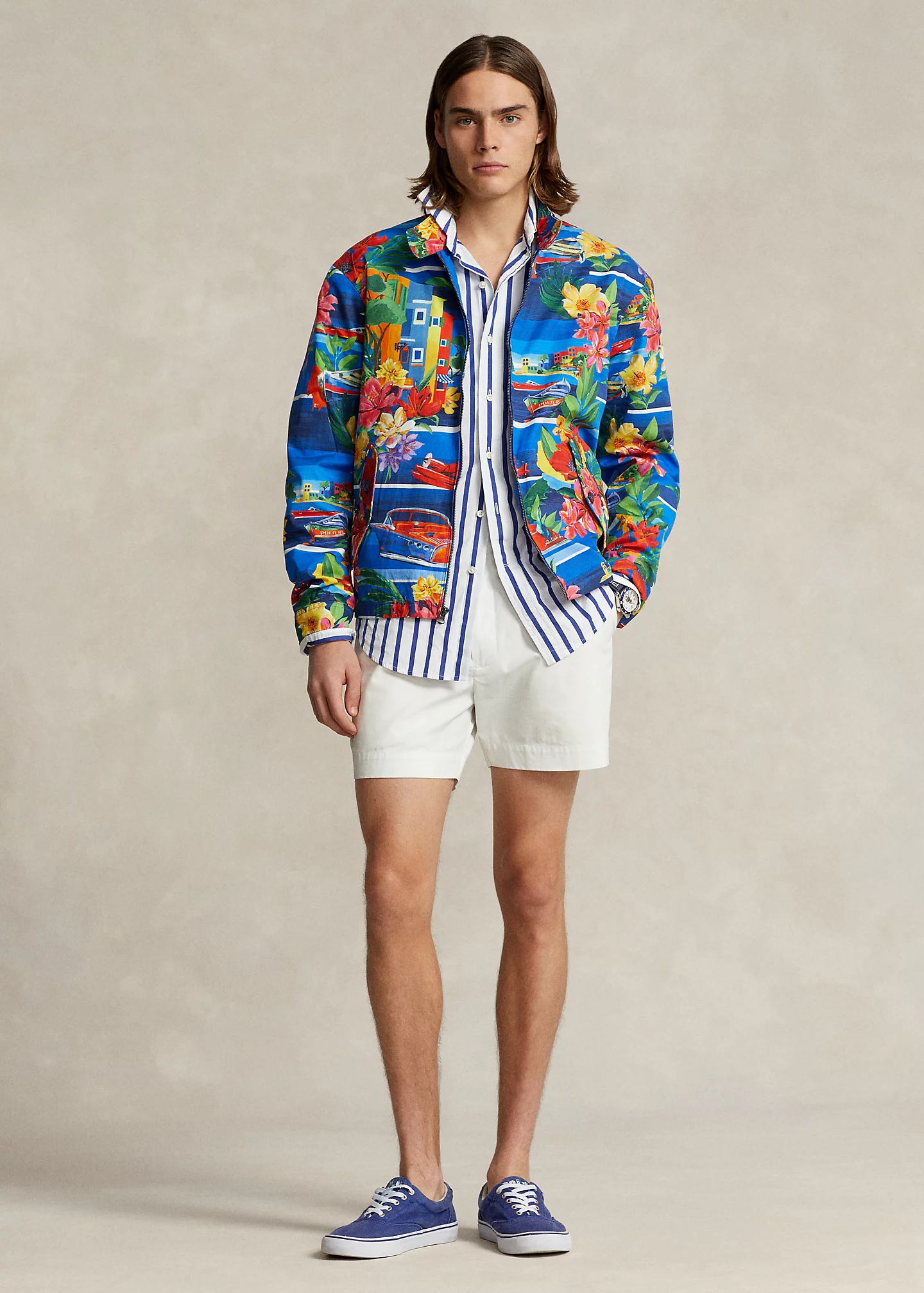 Print Twill Jacket
