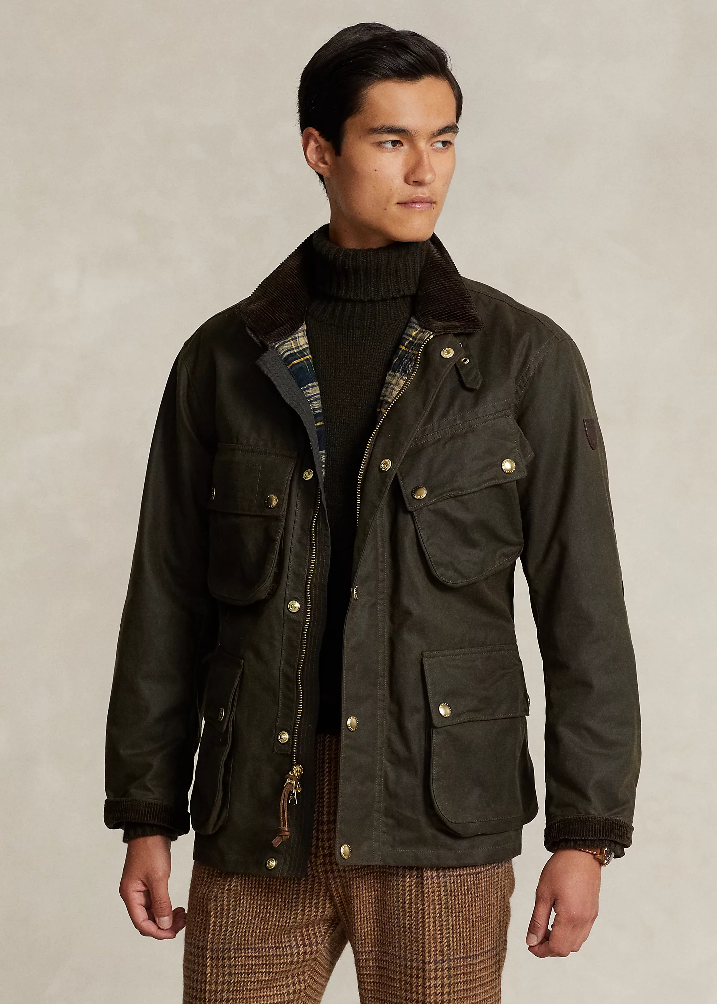 Oilcloth Biker Jacket