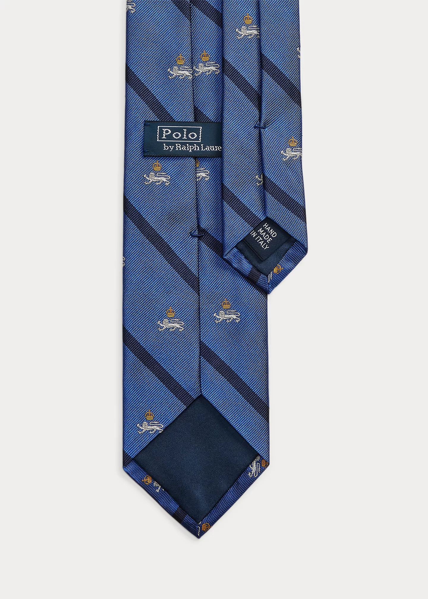 Striped Silk Repp Club Tie