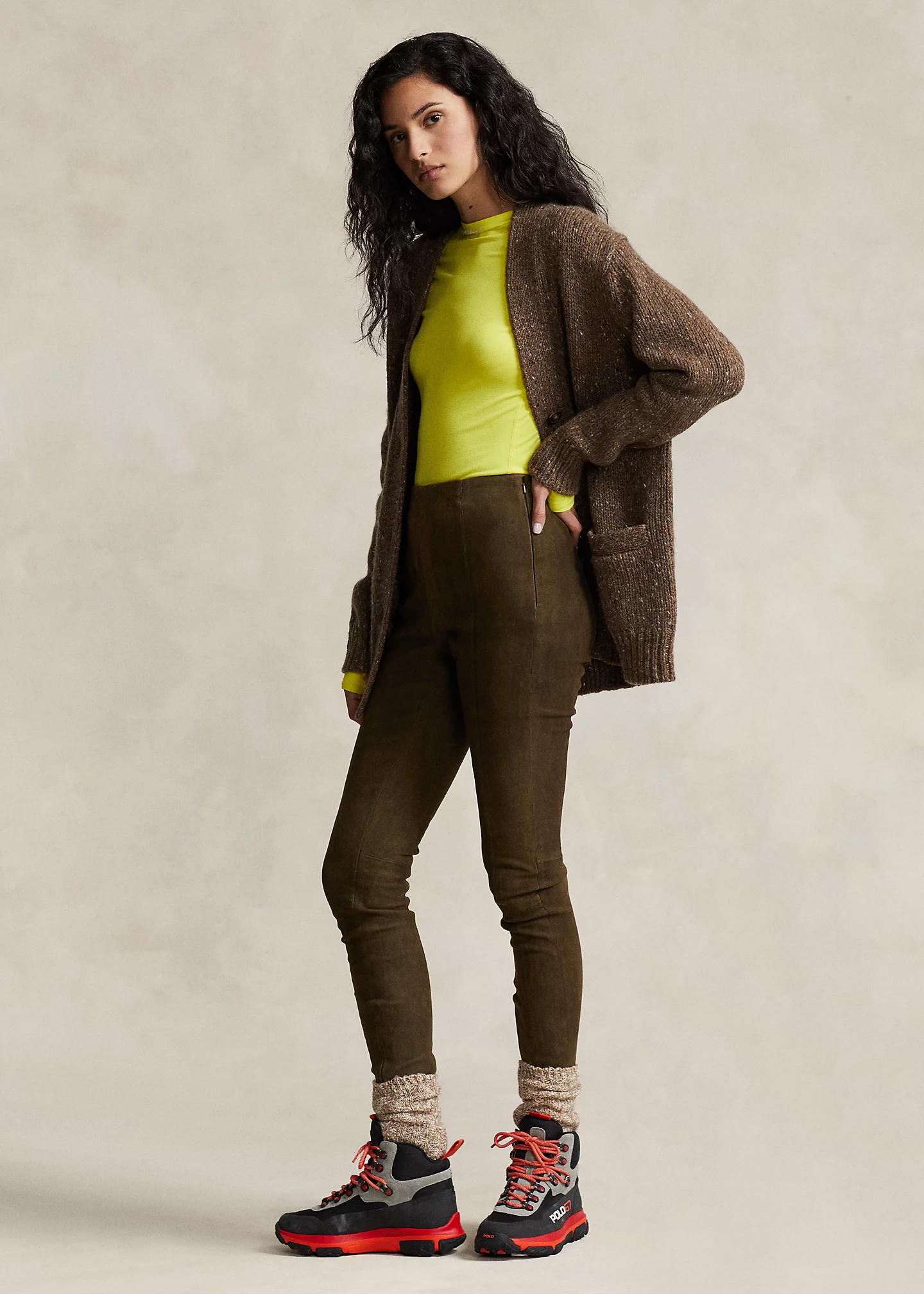 Donegal Wool V-Neck Cardigan