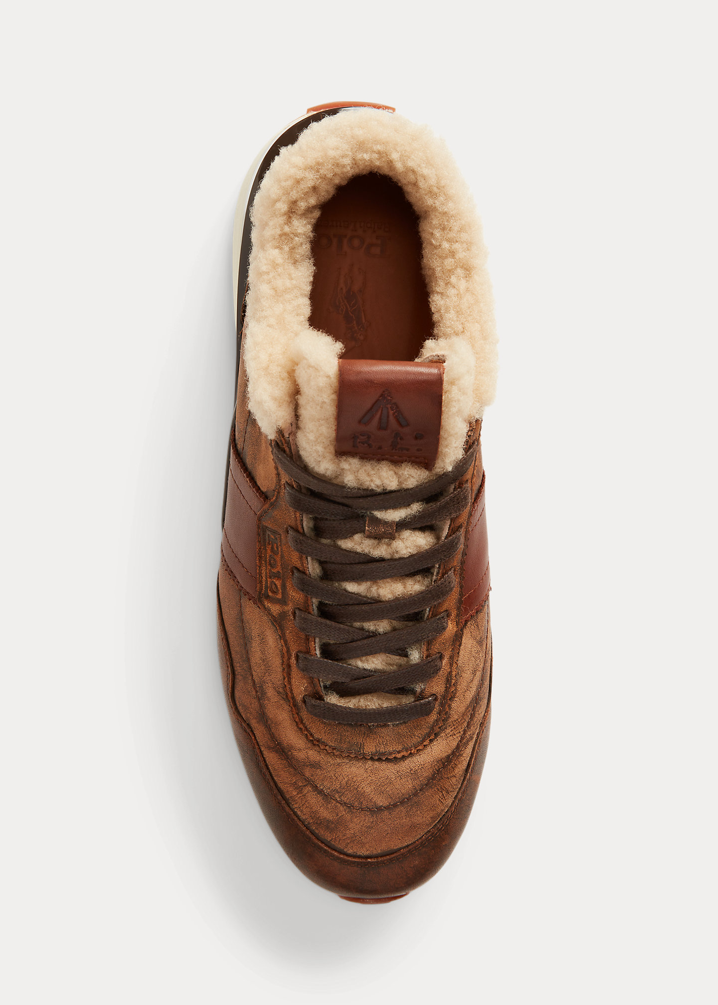Train 89 Leather & Shearling Sneaker