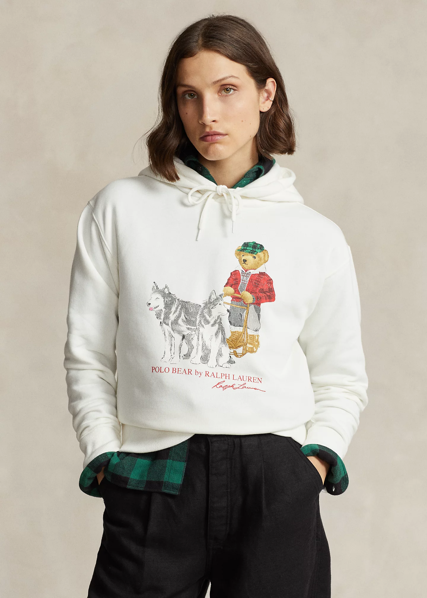 Polo Bear Fleece Hoodie