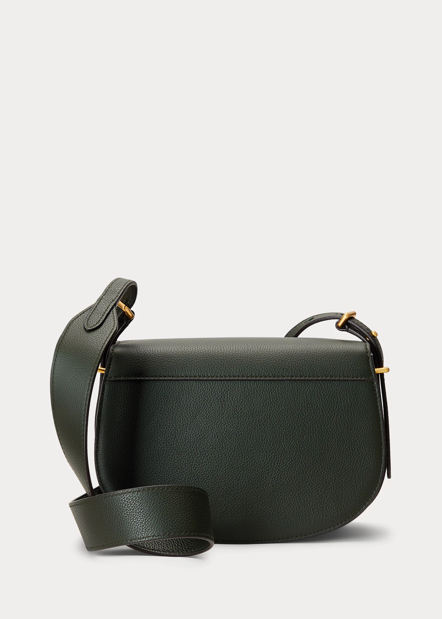 Polo ID Leather Saddle Bag