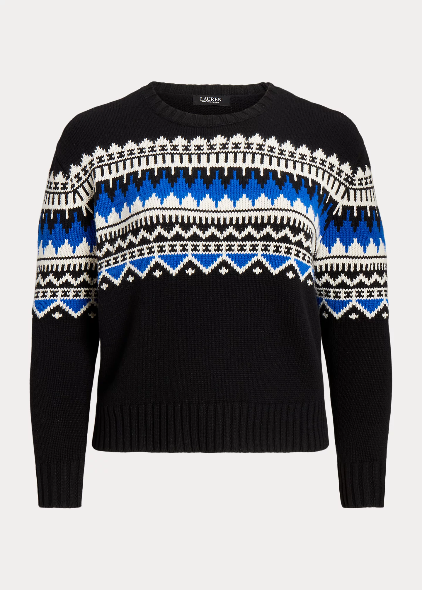 Fair Isle Wool-Blend Crewneck Sweater