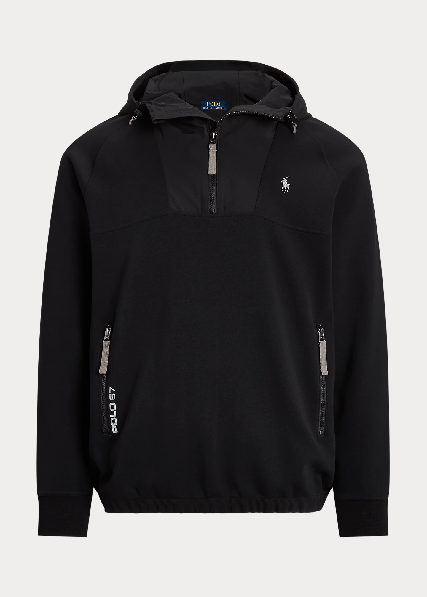Water-Repellent Hybrid Hoodie