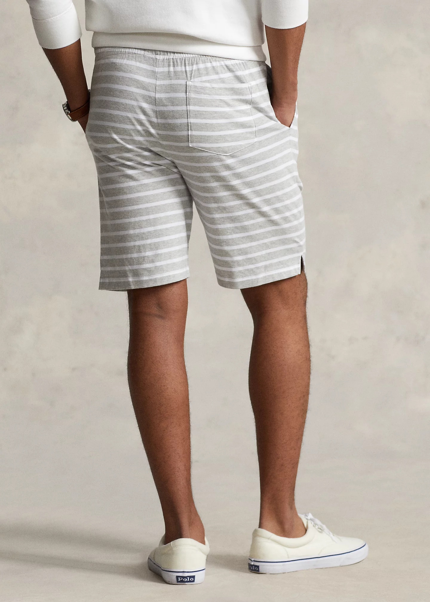8-Inch Striped Jersey Short
