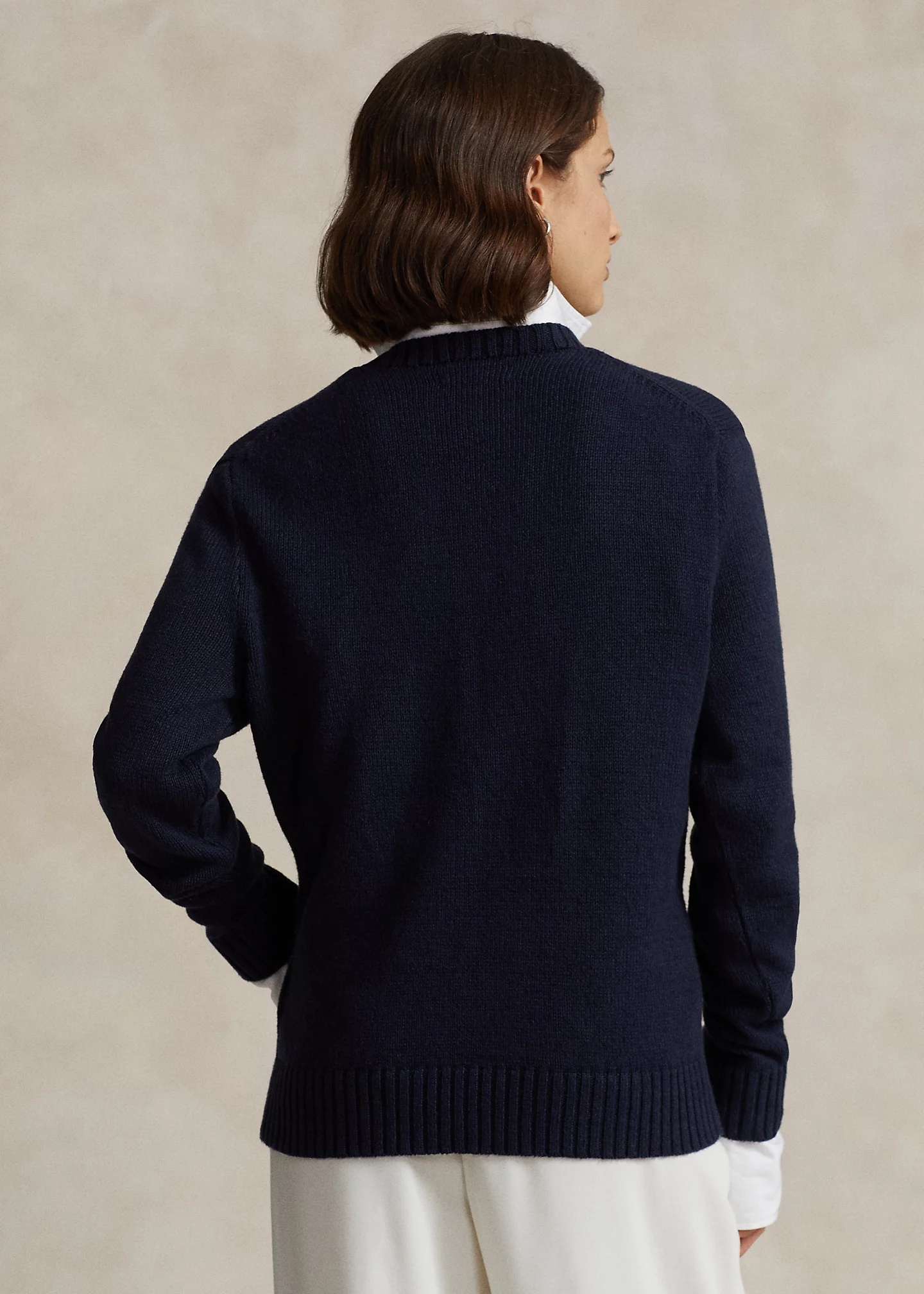 Polo Bear Cotton-Linen Sweater