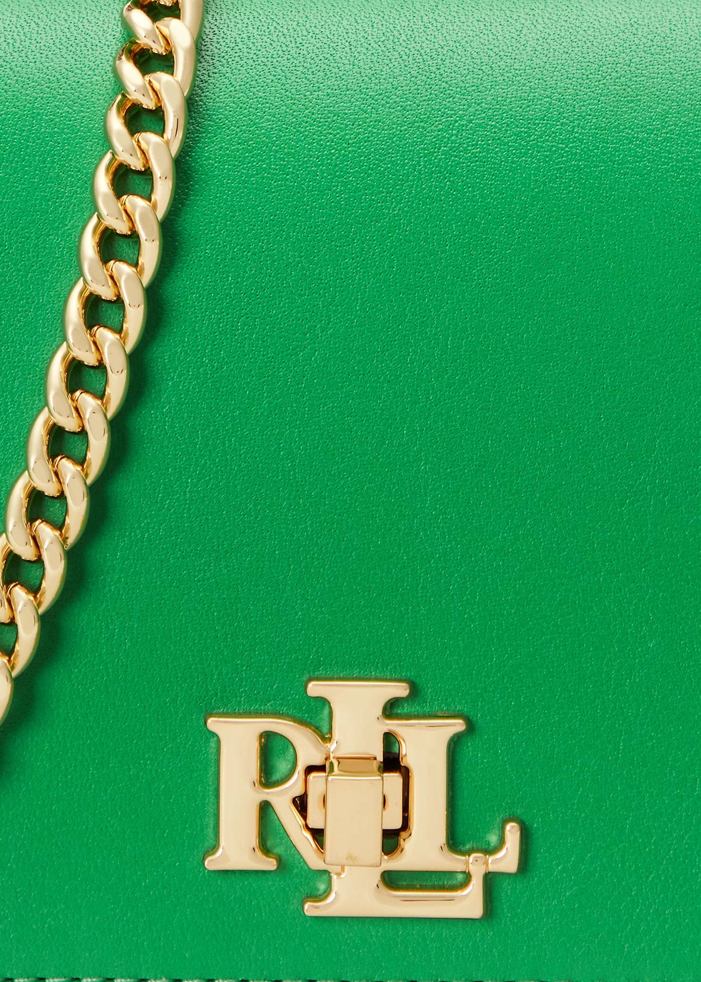 Leather Crossbody Turn-Lock Tech Case