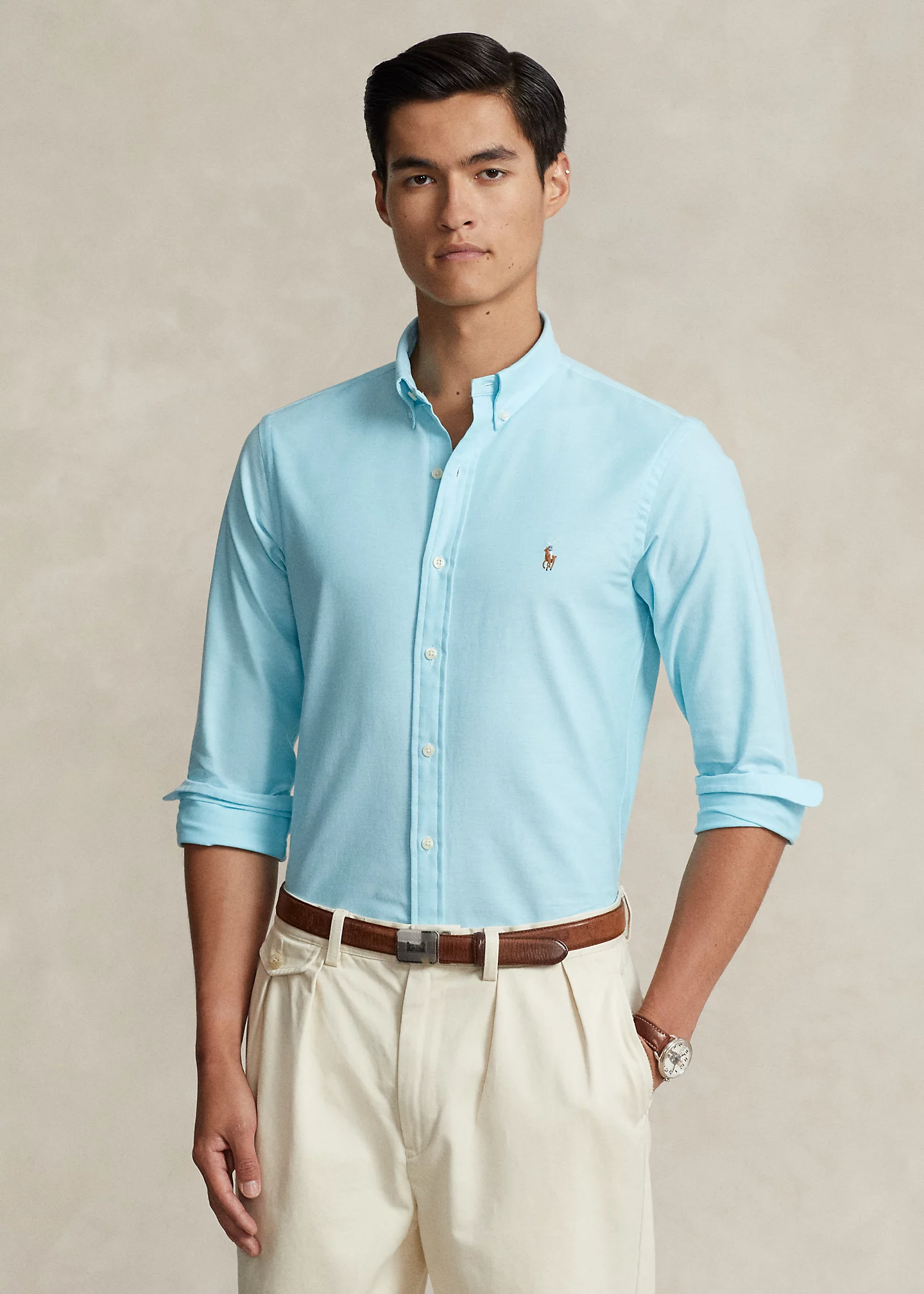 Slim Fit Stretch Oxford Shirt